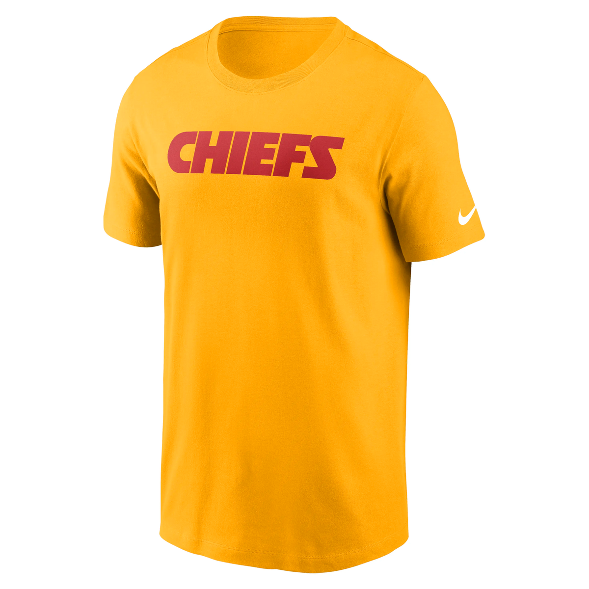 Kansas City Chiefs NFL Nike Wordmark Essential T-Shirt Gelb