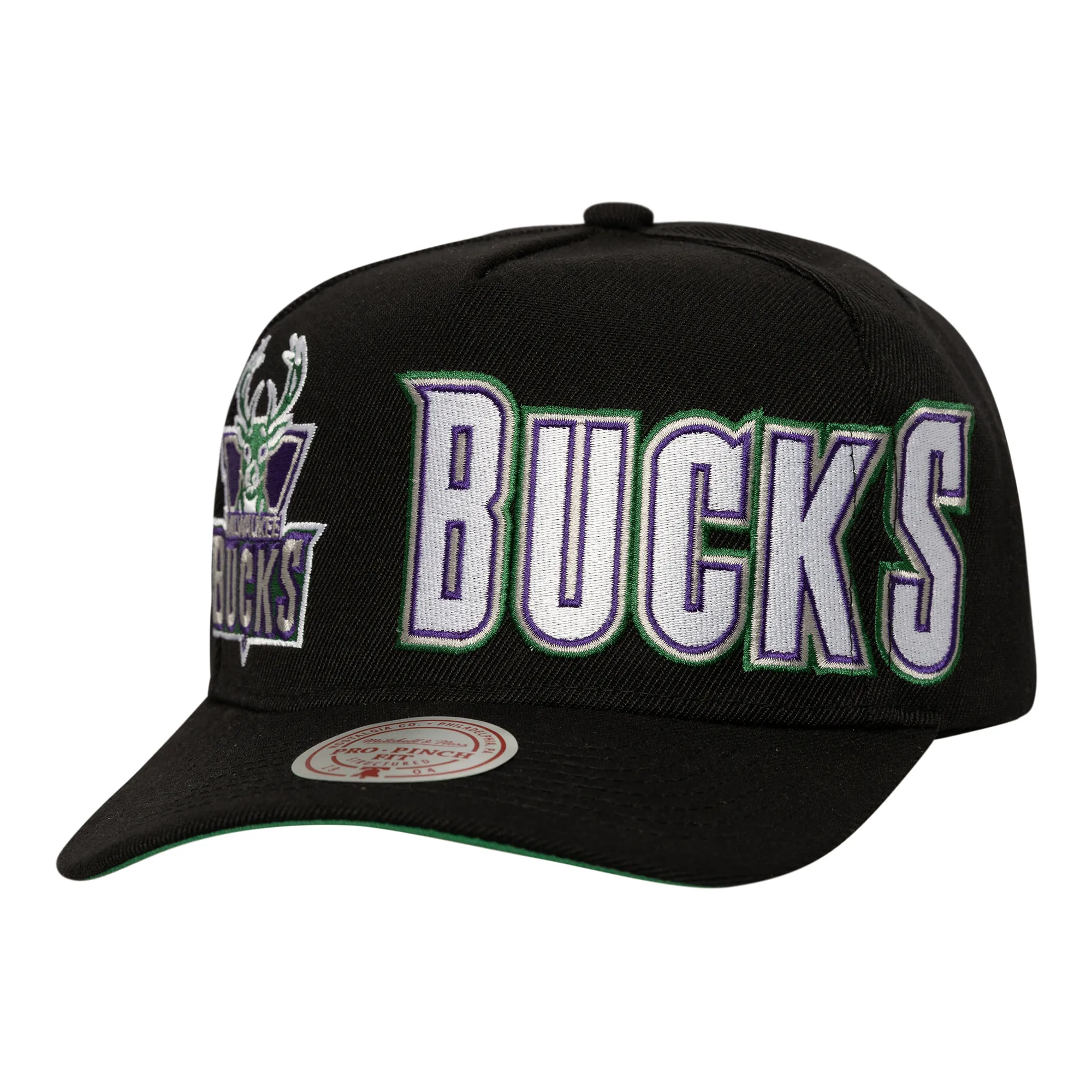 Milwaukee Bucks NBA Mitchell & Ness Busted Pro Snapback