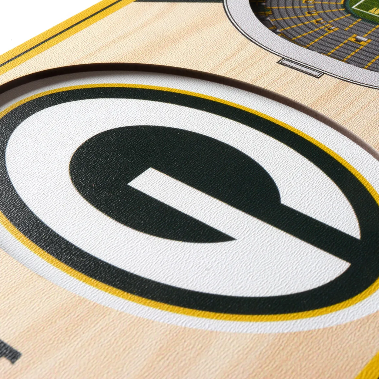 Green Bay Packers NFL YouTheFan! 3D Stadium Banner Schild