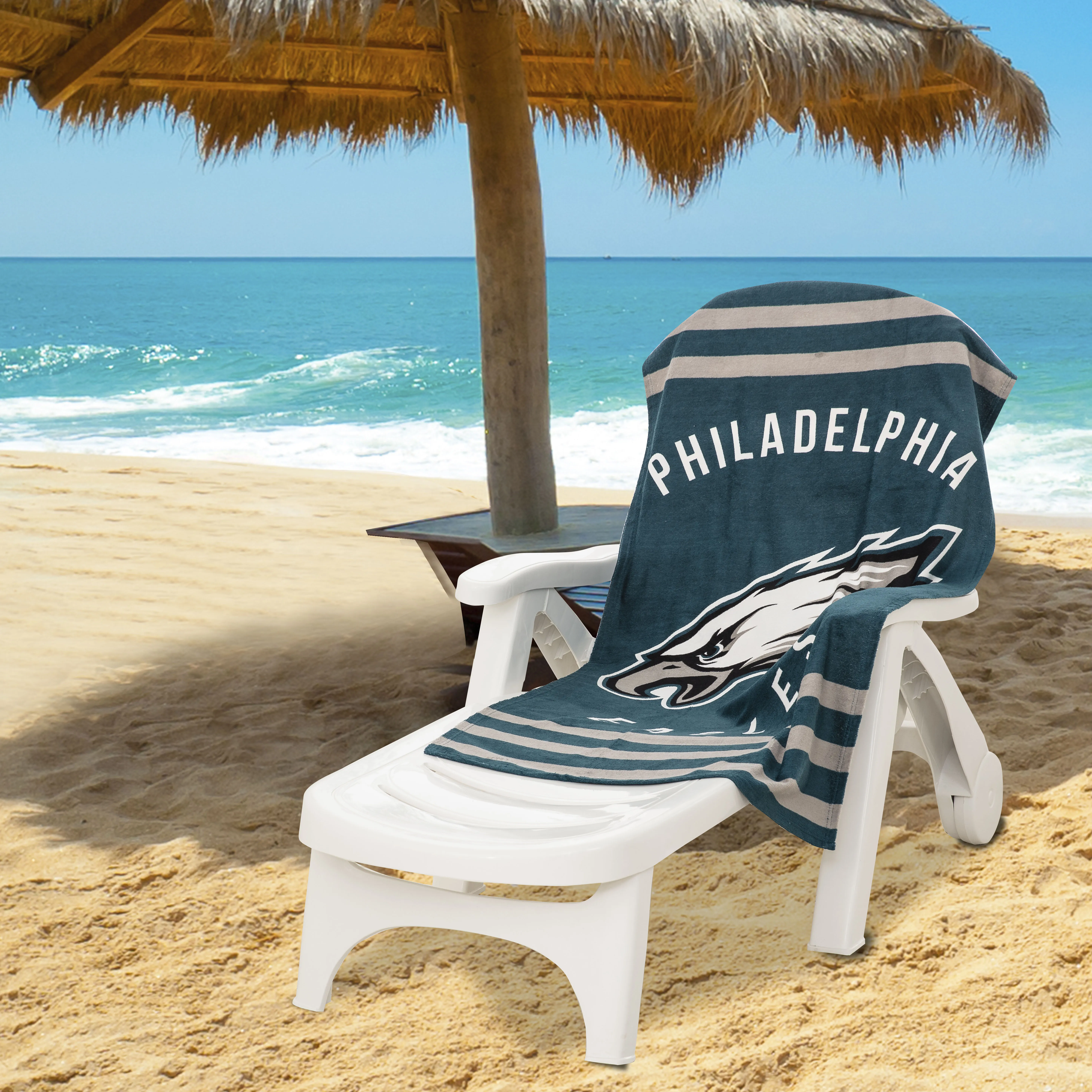 Philadelphia Eagles NFL Stripes Strandtuch