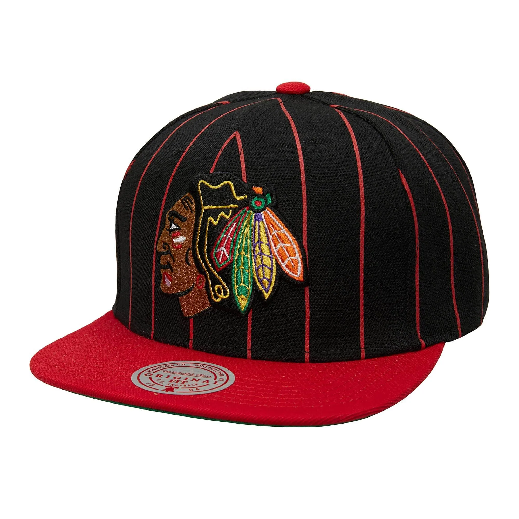Chicago Blackhawks NHL Mitchell & Ness Team Pin Snapback