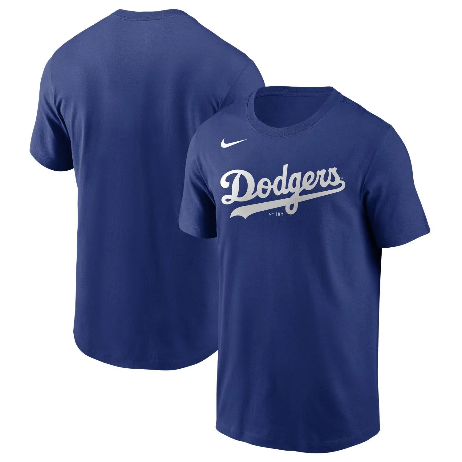 Los Angeles Dodgers MLB Nike Wordmark T-Shirt Blau