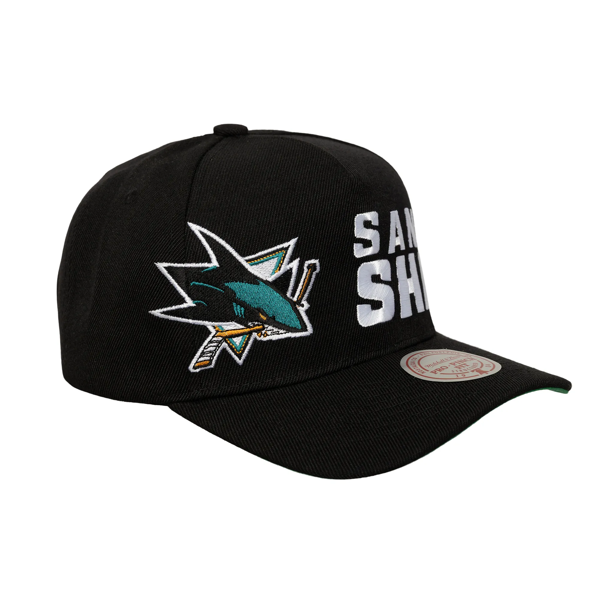San Jose Sharks NHL Mitchell & Ness Busted Pro Snapback