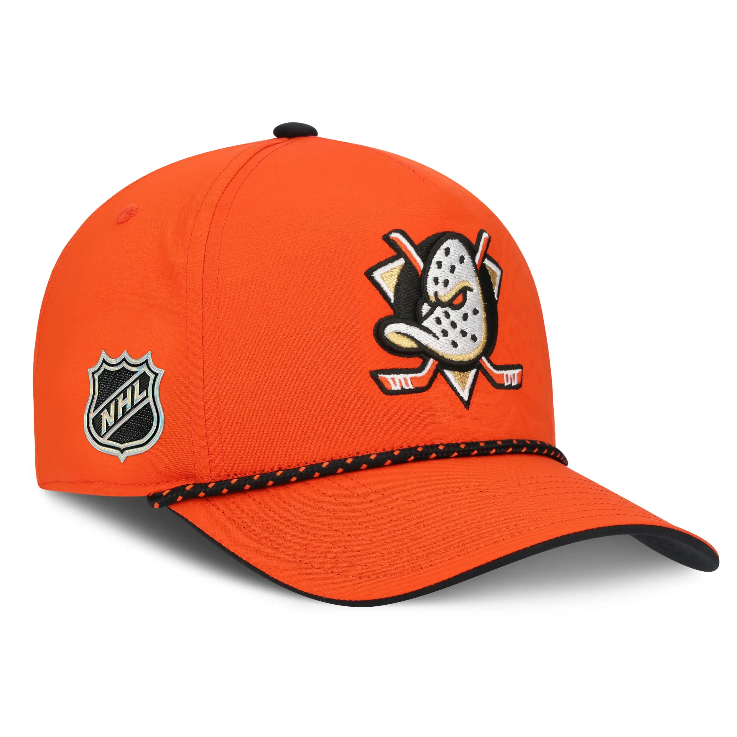 Anaheim Ducks NHL Fanatics Draft 2026 Snapback Orange / Schwarz