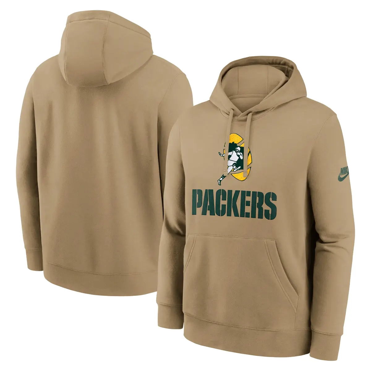 Green Bay Packers NFL Nike Rewind Club Hoodie