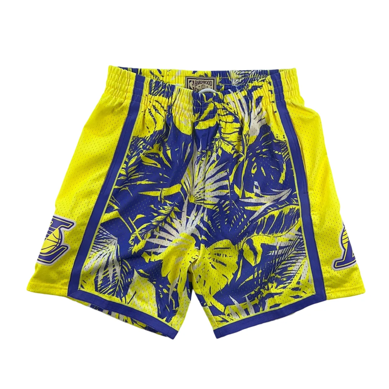 Los Angeles Lakers NBA Mitchell & Ness Neon Tropical Swingman Shorts Los Angeles Lakers NBA Mitchell & Ness Neon Tropical Swingman Shorts