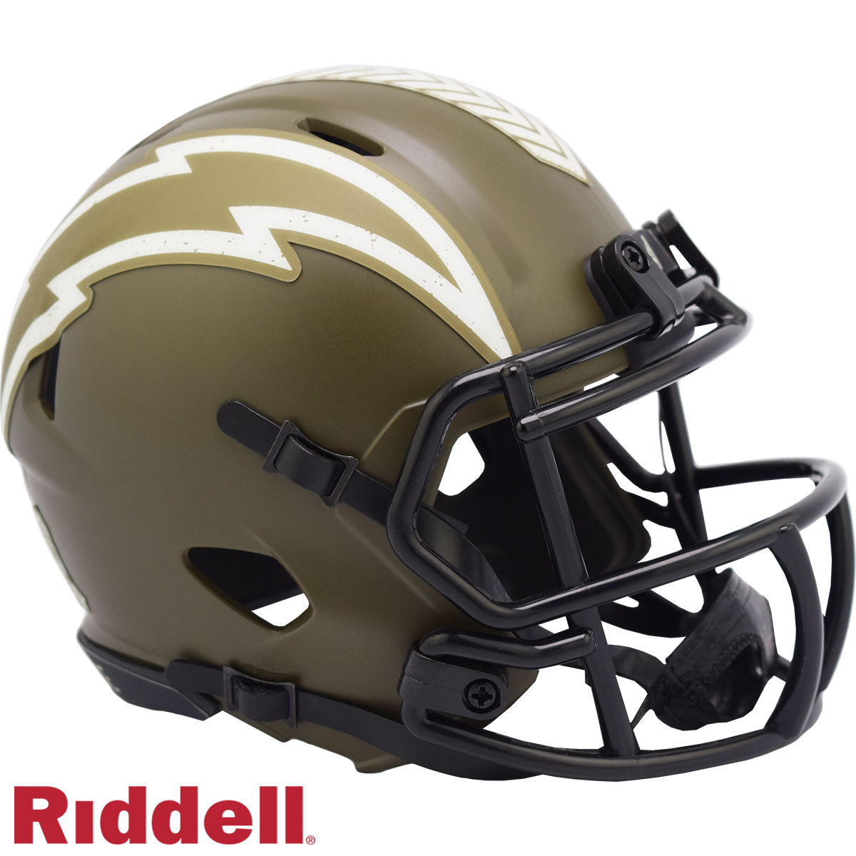 Los Angeles Chargers NFL Riddell 2022 Salute to Service NFL Speed Mini Helm