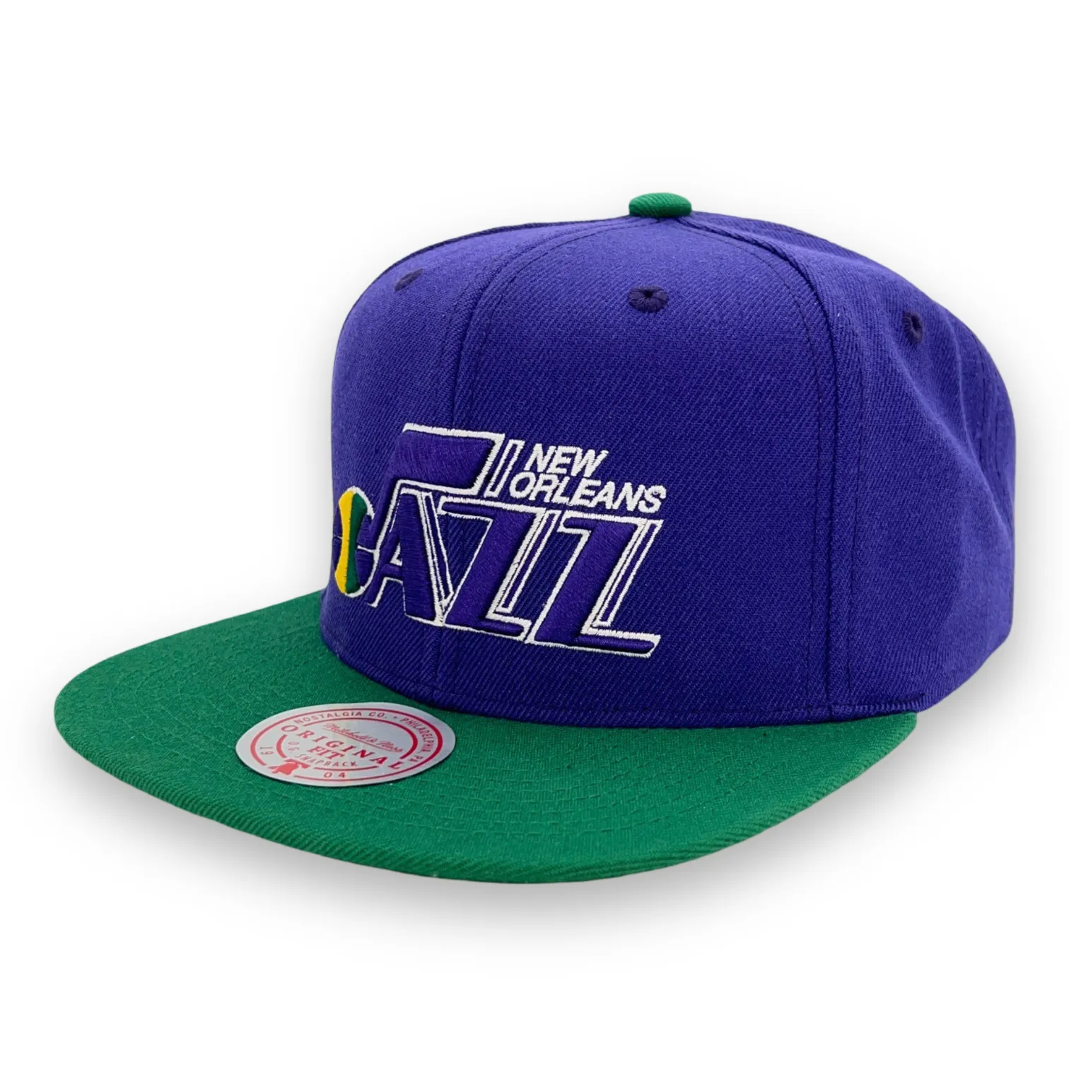 New Orleans Jazz NBA Mitchell & Ness Team 2 Tone 2.0 Snapback HWC