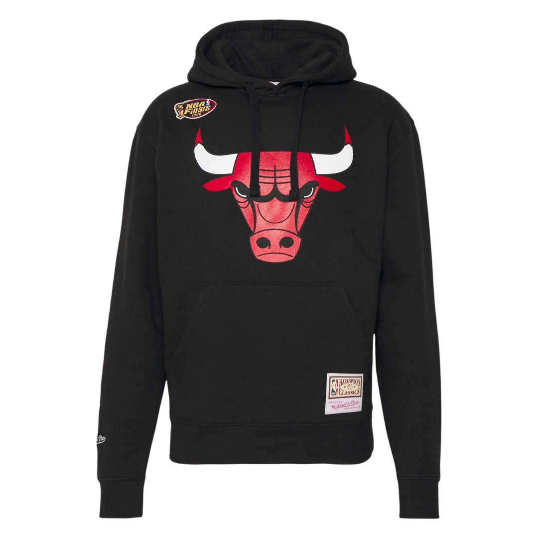 Chicago Bulls NBA Mitchell & Ness Team Logo Hoodie Schwarz Chicago Bulls NBA Mitchell & Ness Team Logo Hoodie Schwarz