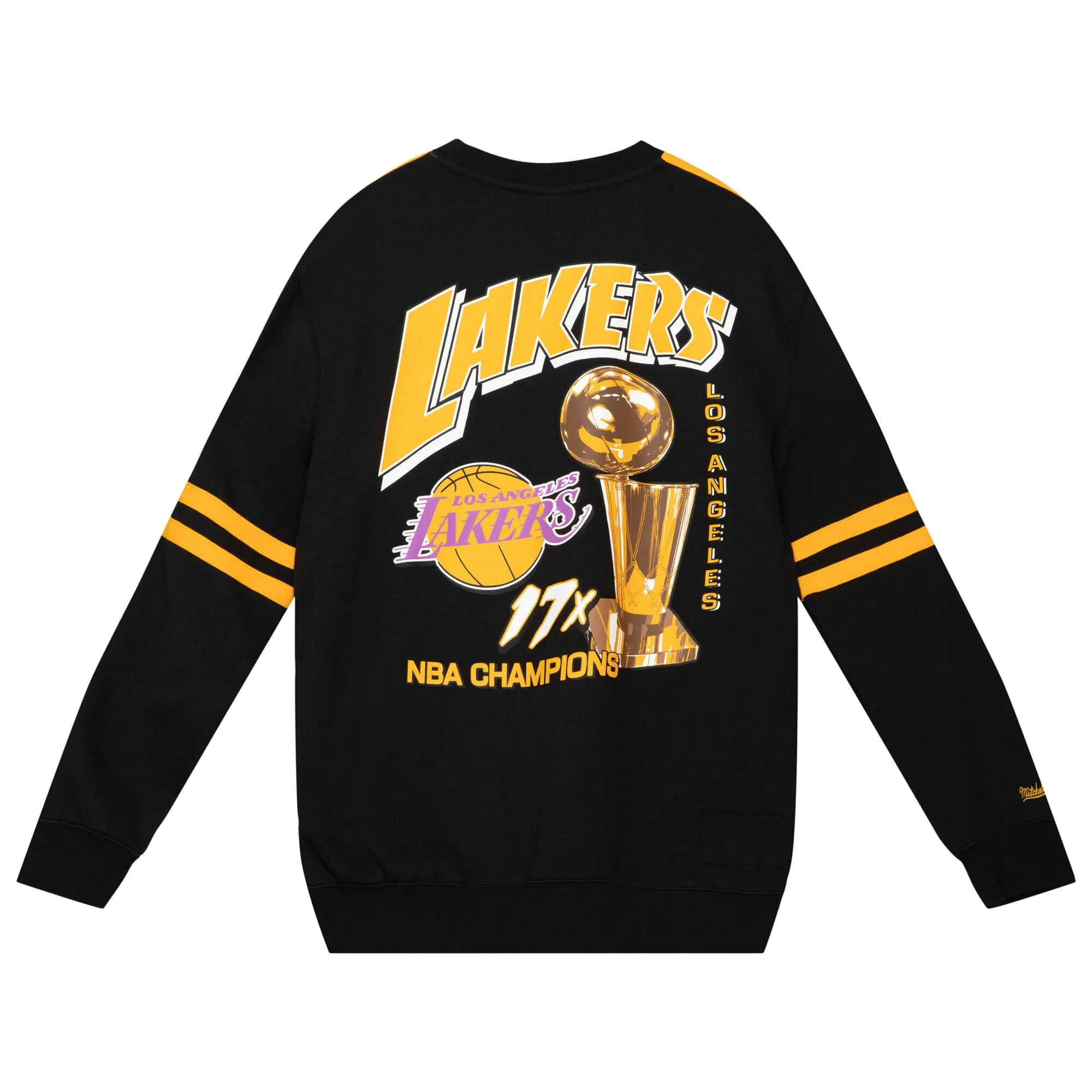 Los Angeles Lakers NBA Mitchell & Ness All Over Crew 2.0 Sweatshirt Los Angeles Lakers NBA Mitchell & Ness All Over Crew 2.0 Sweatshirt