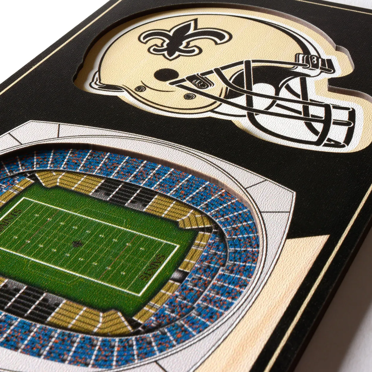 New Orleans Saints NFL YouTheFan! 3D Stadium Banner Schild