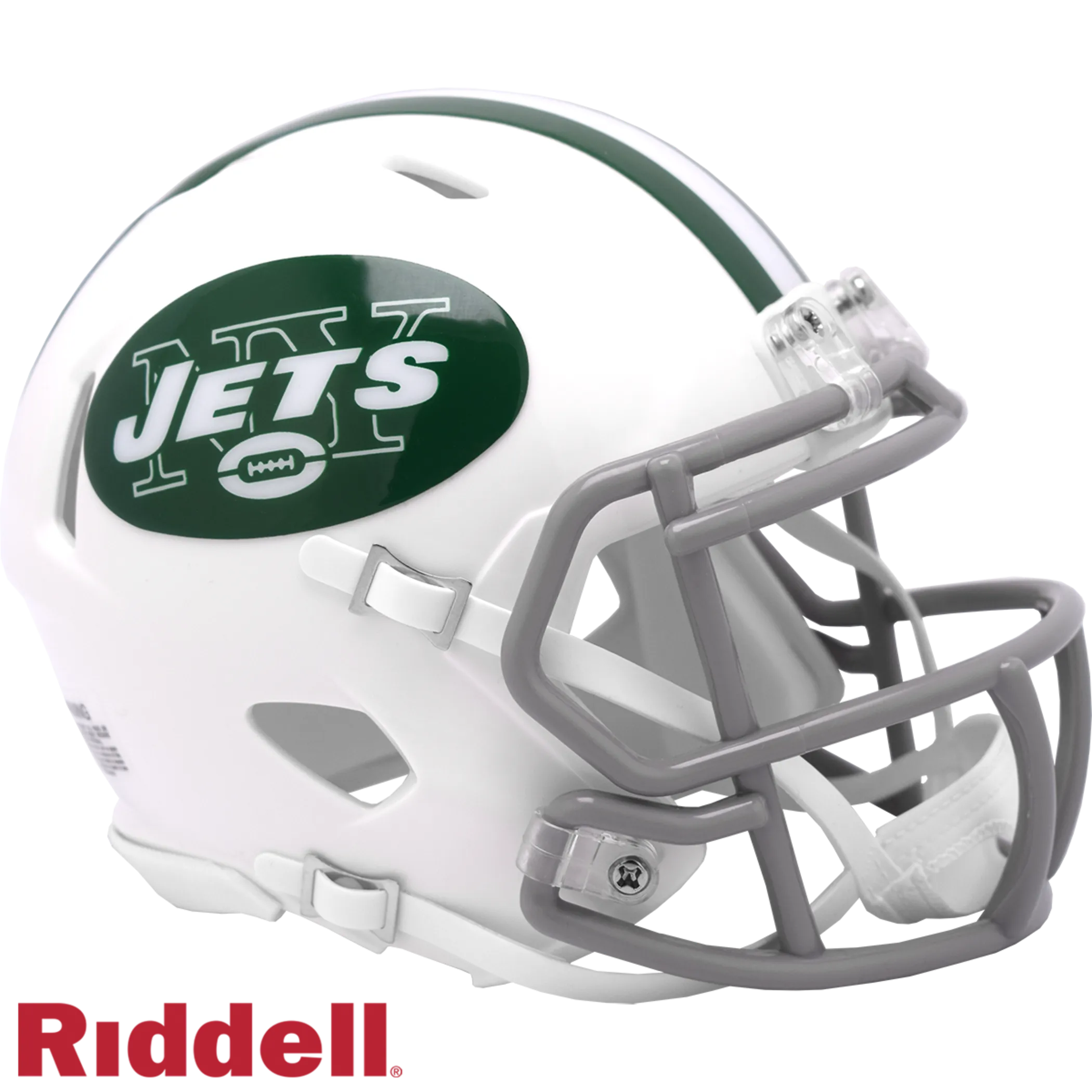 New York Jets NFL Riddell On Field Alternate Speed Mini Helm Weiß