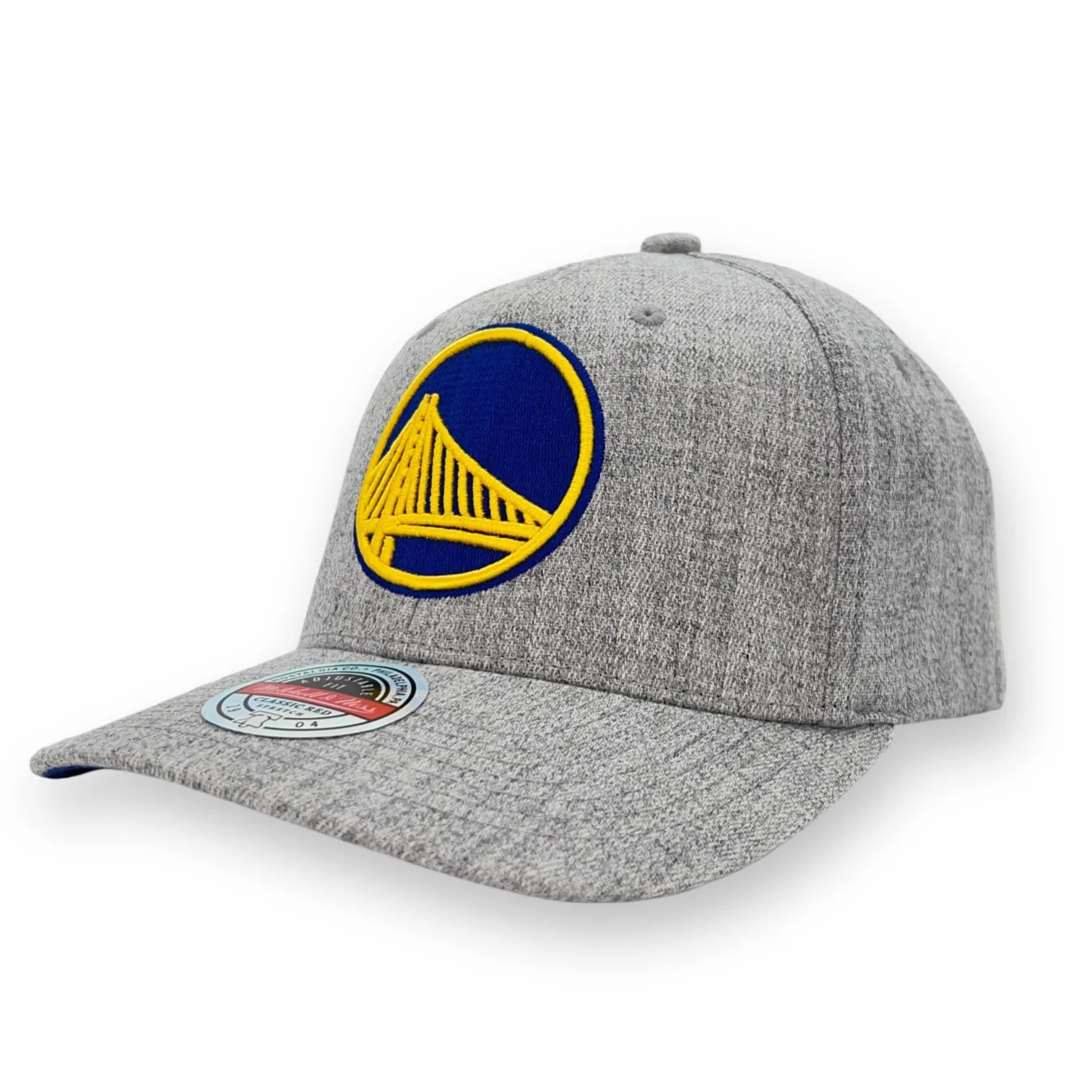 Golden State Warriors NBA Mitchell & Ness Team Heather 2.0 Stretch Snapback