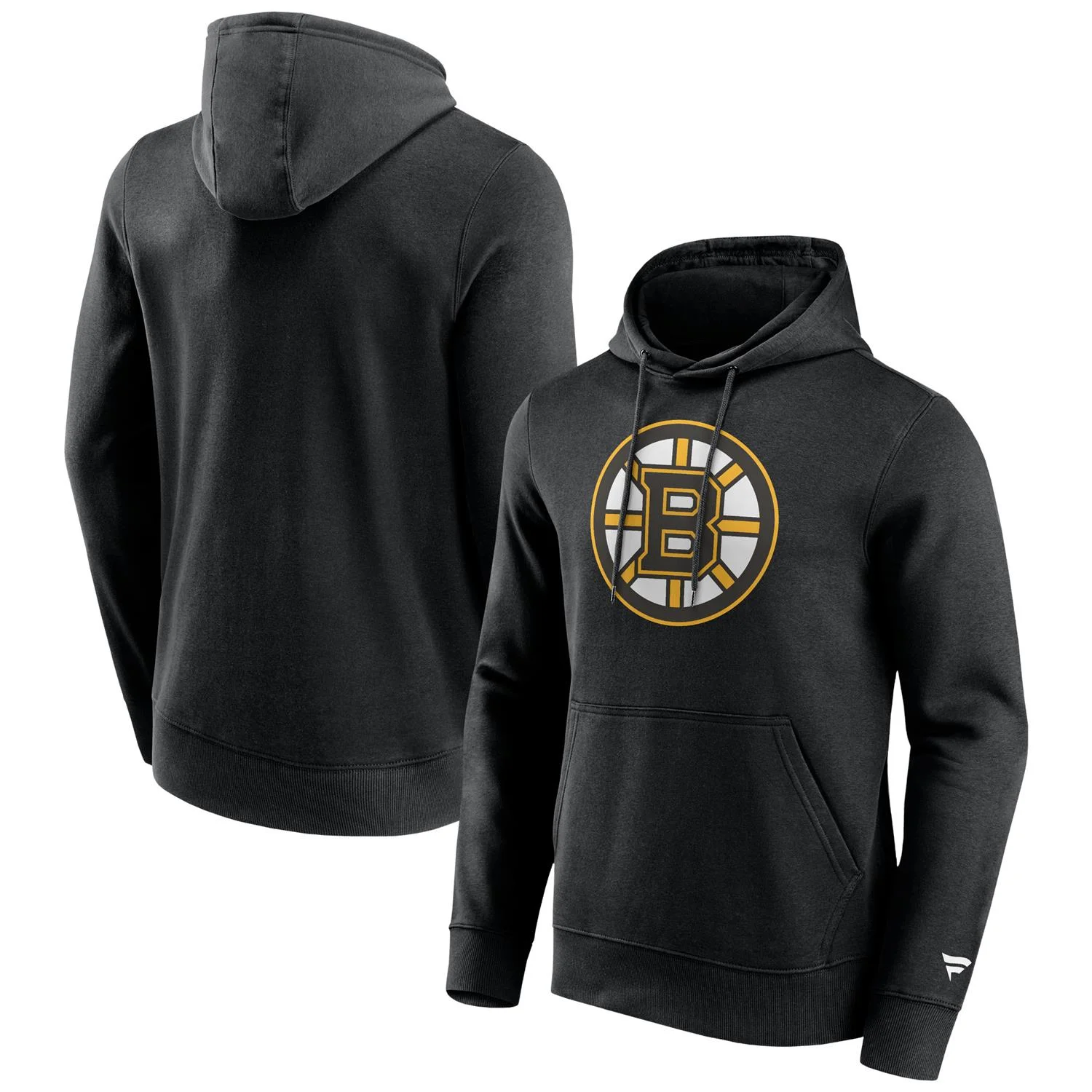 Boston Bruins NHL Fanatics Primary Logo Hoodie Schwarz