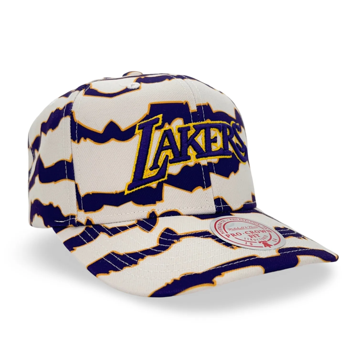 Los Angeles Lakers NBA Mitchell & Ness Krookz Pro Snapback HWC Los Angeles Lakers NBA Mitchell & Ness Krookz Pro Snapback HWC