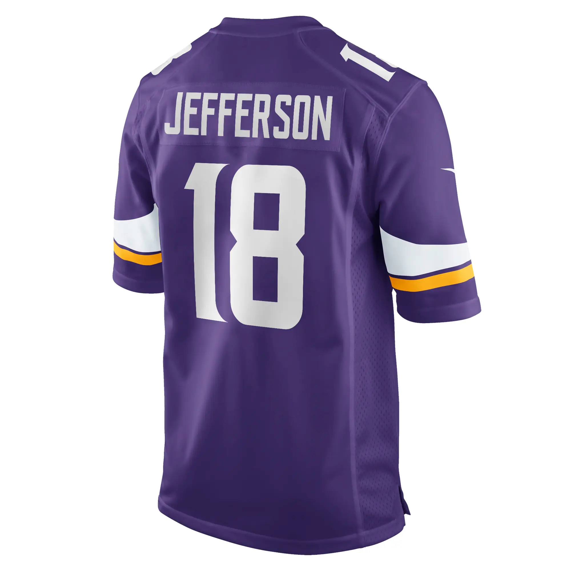 Justin Jefferson #18 Minnesota Vikings NFL Football Nike Home Game Trikot Lila