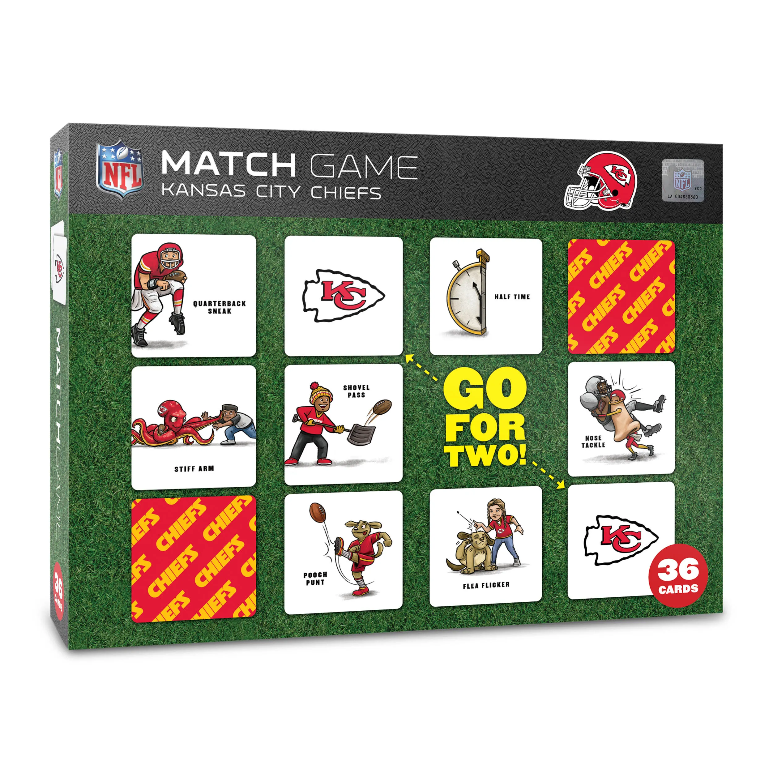 Kansas City Chiefs NFL YouTheFan! Memory Match Game