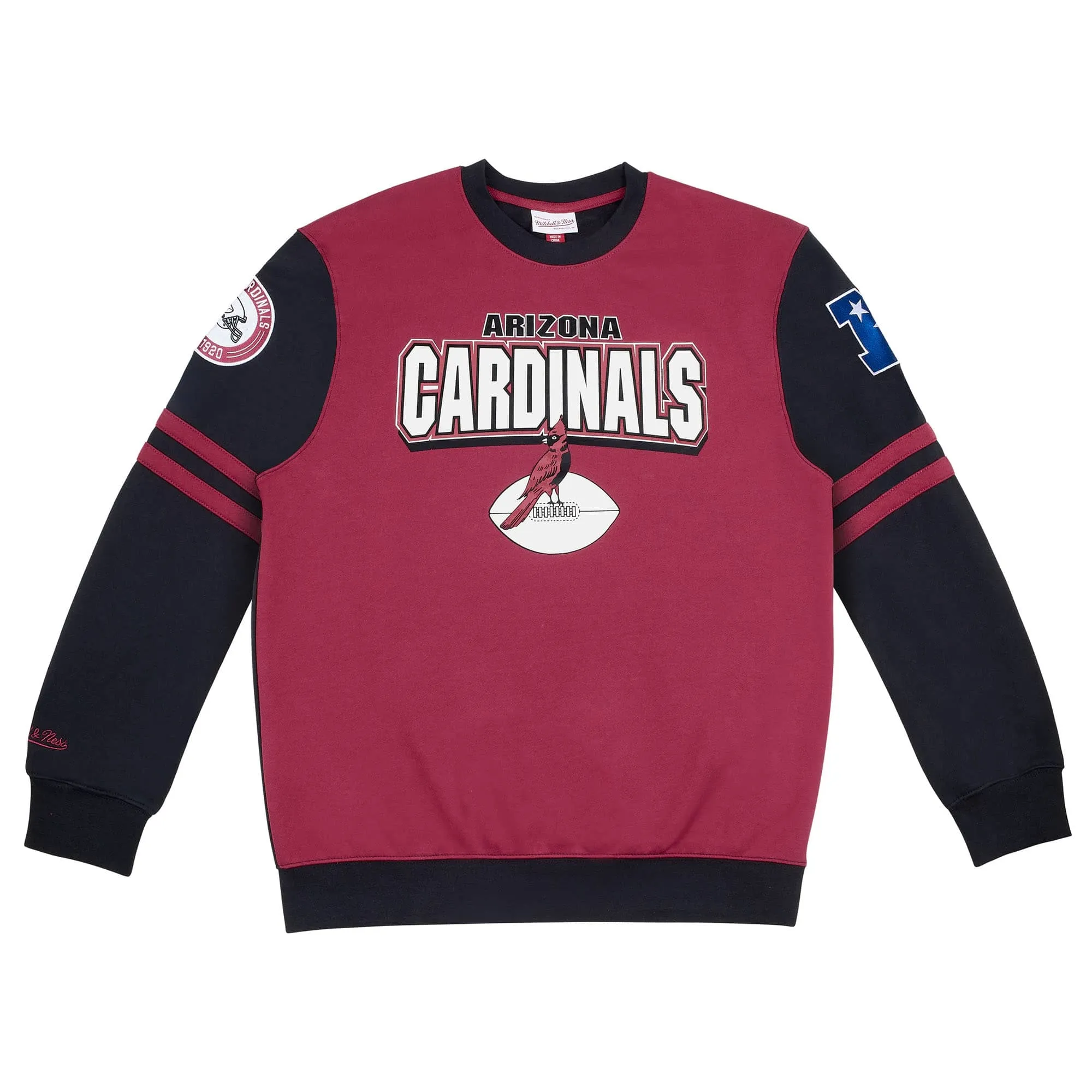 Arizona Cardinals NFL Mitchell & Ness All Over Crew 2.0 Sweatshirt