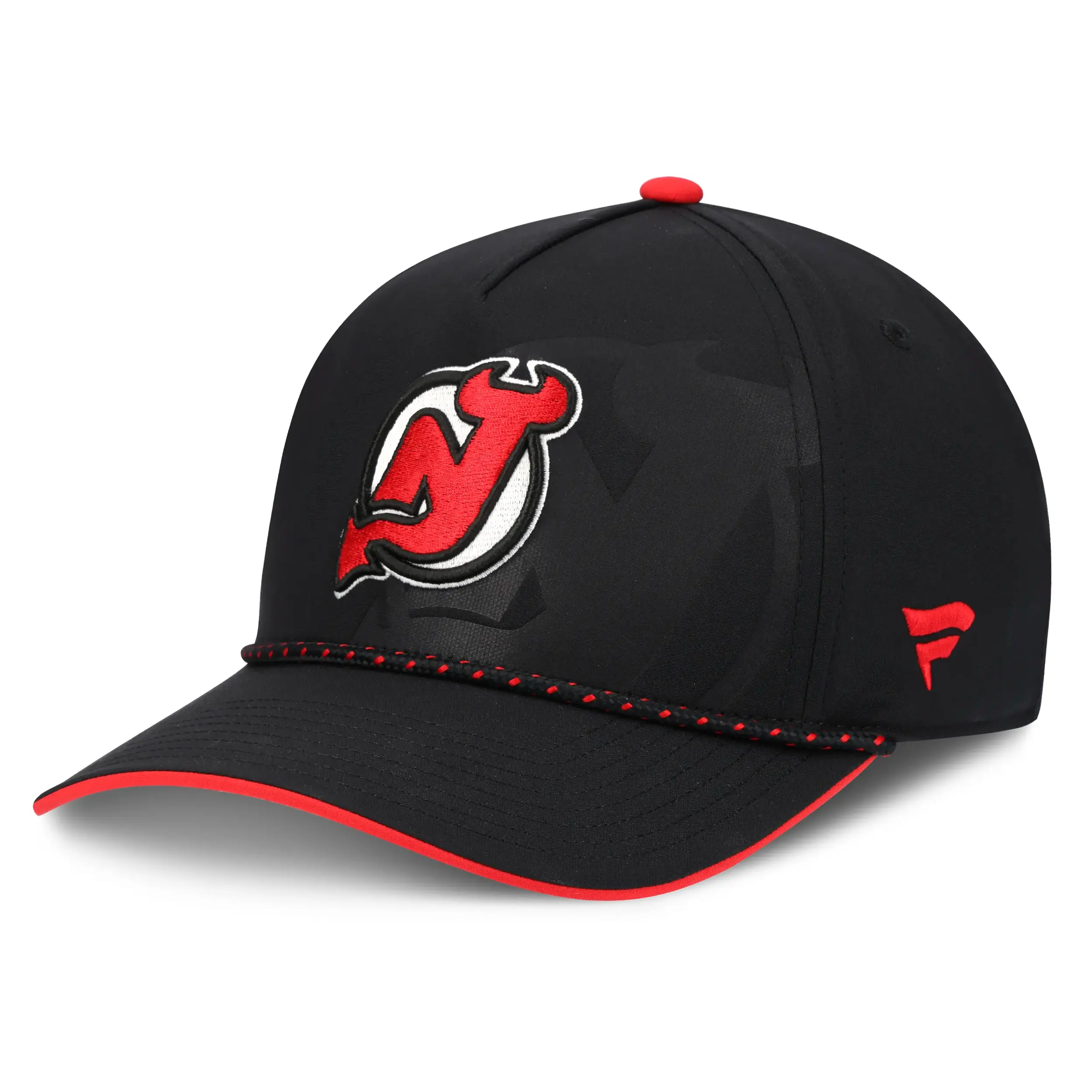 New Jersey Devils NHL Fanatics Draft 2026 Snapback Schwarz / Rot