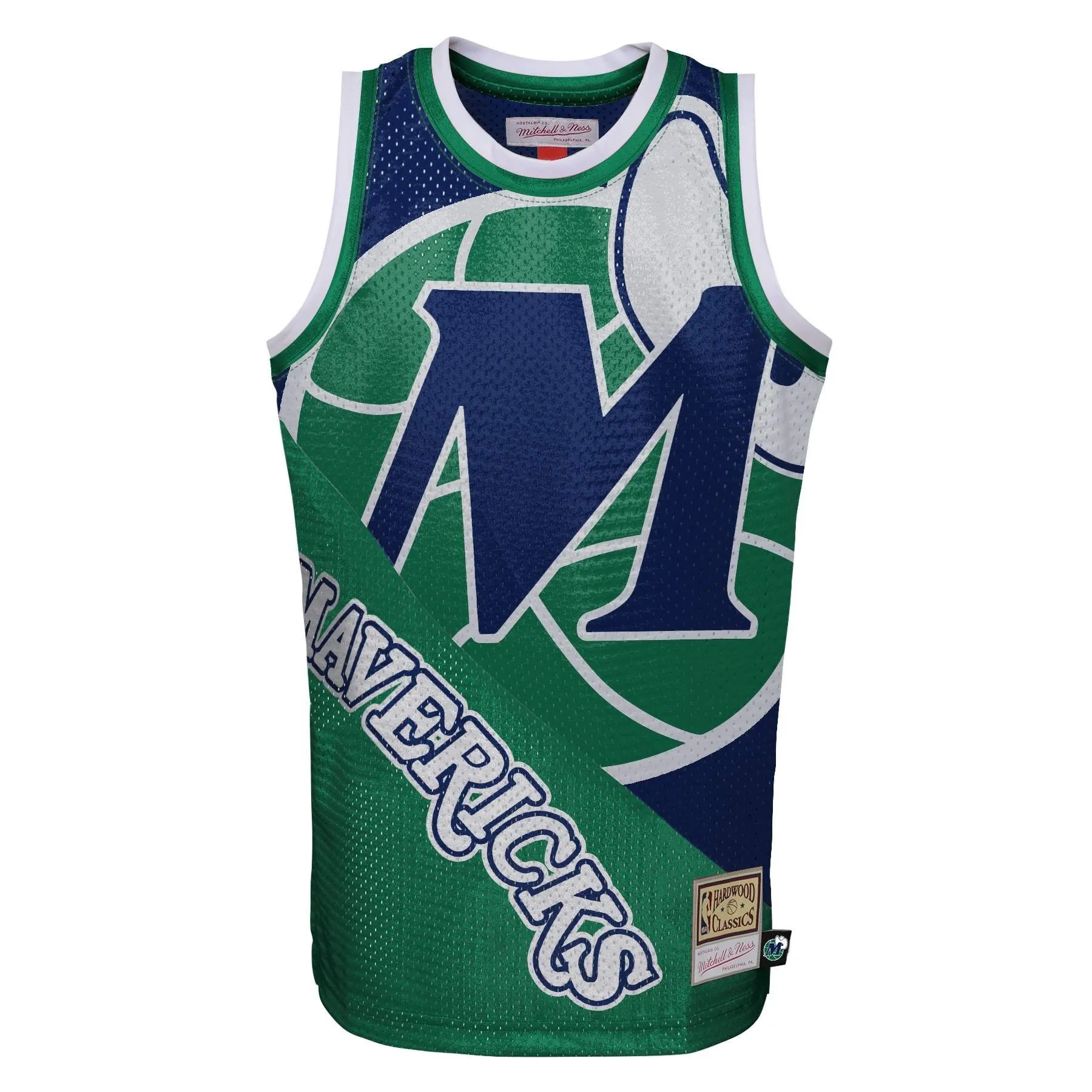 Dallas Mavericks NBA Mitchell & Ness Big Face Fashion 5.0 Tank Top Dallas Mavericks NBA Mitchell & Ness Big Face Fashion 5.0 Tank Top