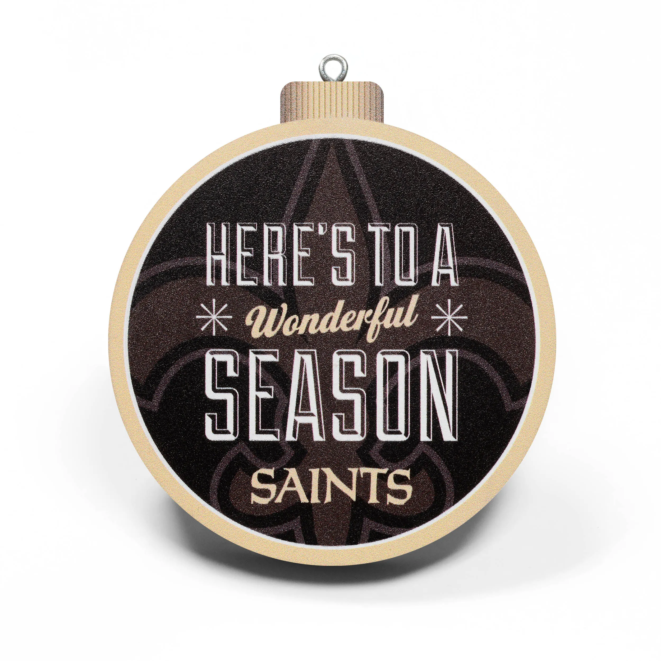 New Orleans Saints NFL YouTheFan! 3D Logo Baumschmuck