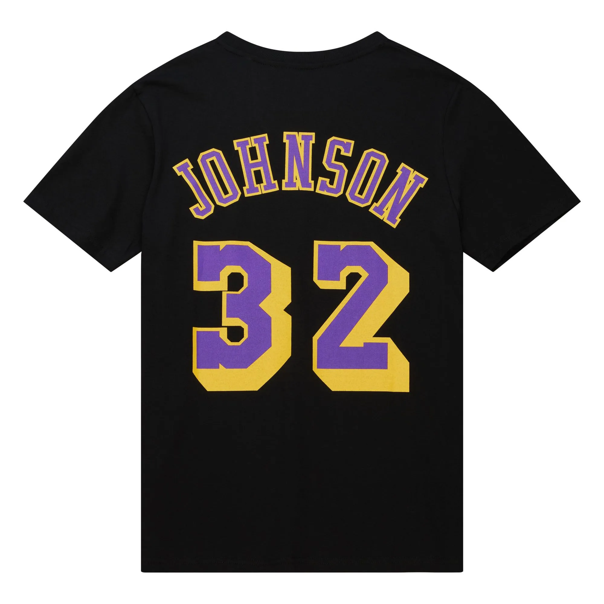Magic Johnson #32 Los Angeles Lakers NBA Mitchell & Ness Player T-Shirt Schwarz