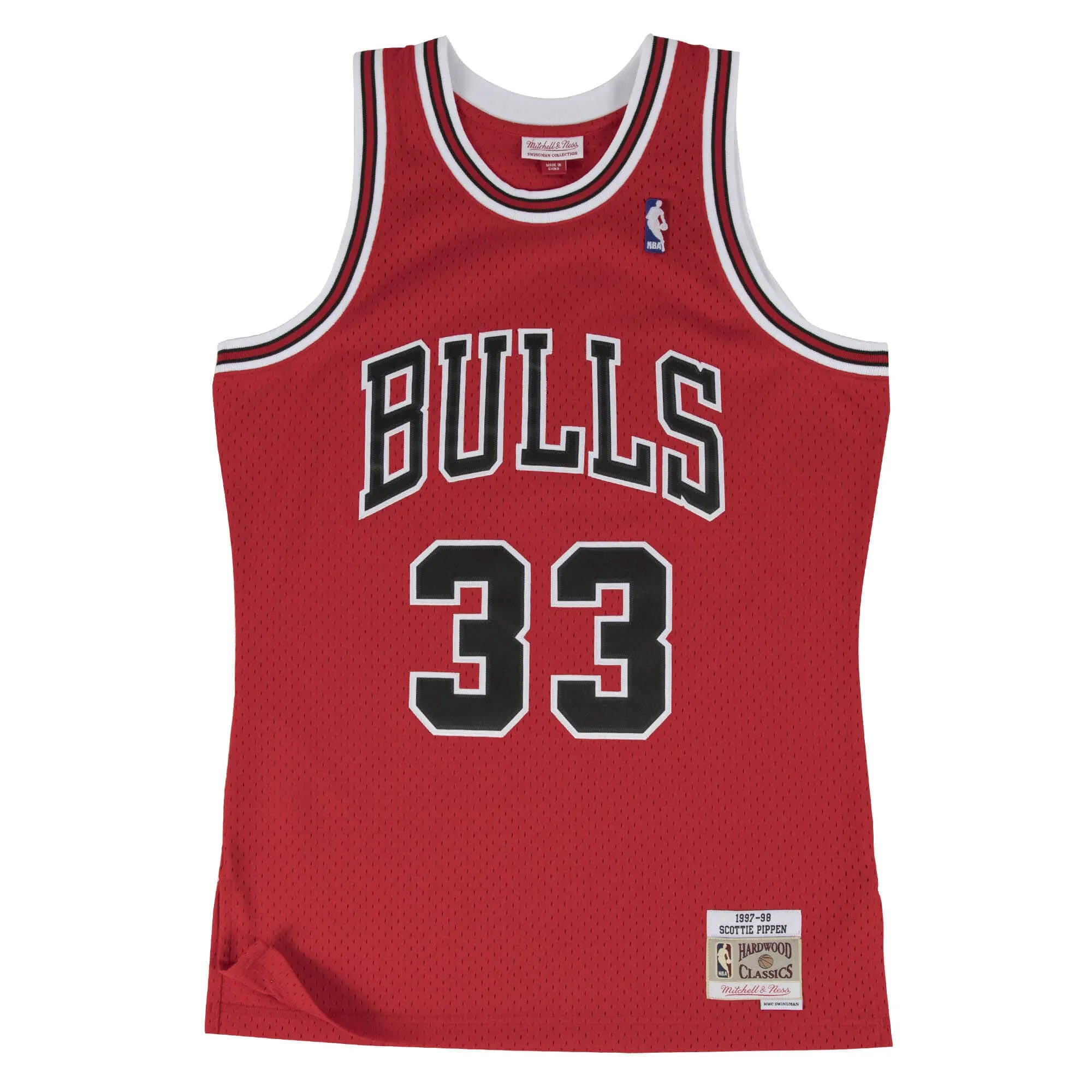Scottie Pippen #33 Chicago Bulls 97-98 NBA Mitchell & Ness Swingman Trikot Rot