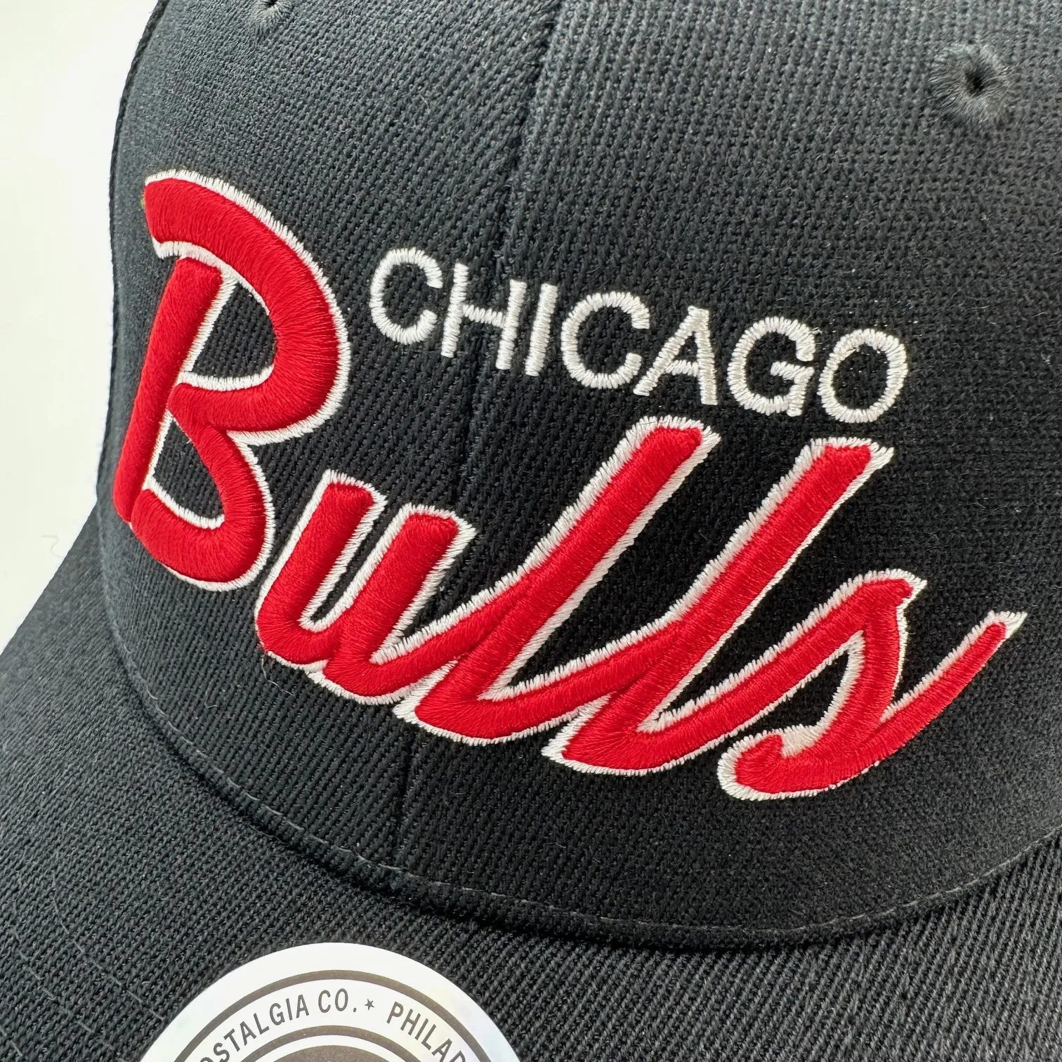 Chicago Bulls NBA Mitchell & Ness Team Script 2.0 Stretch Snapback Chicago Bulls NBA Mitchell & Ness Team Script 2.0 Stretch Snapback