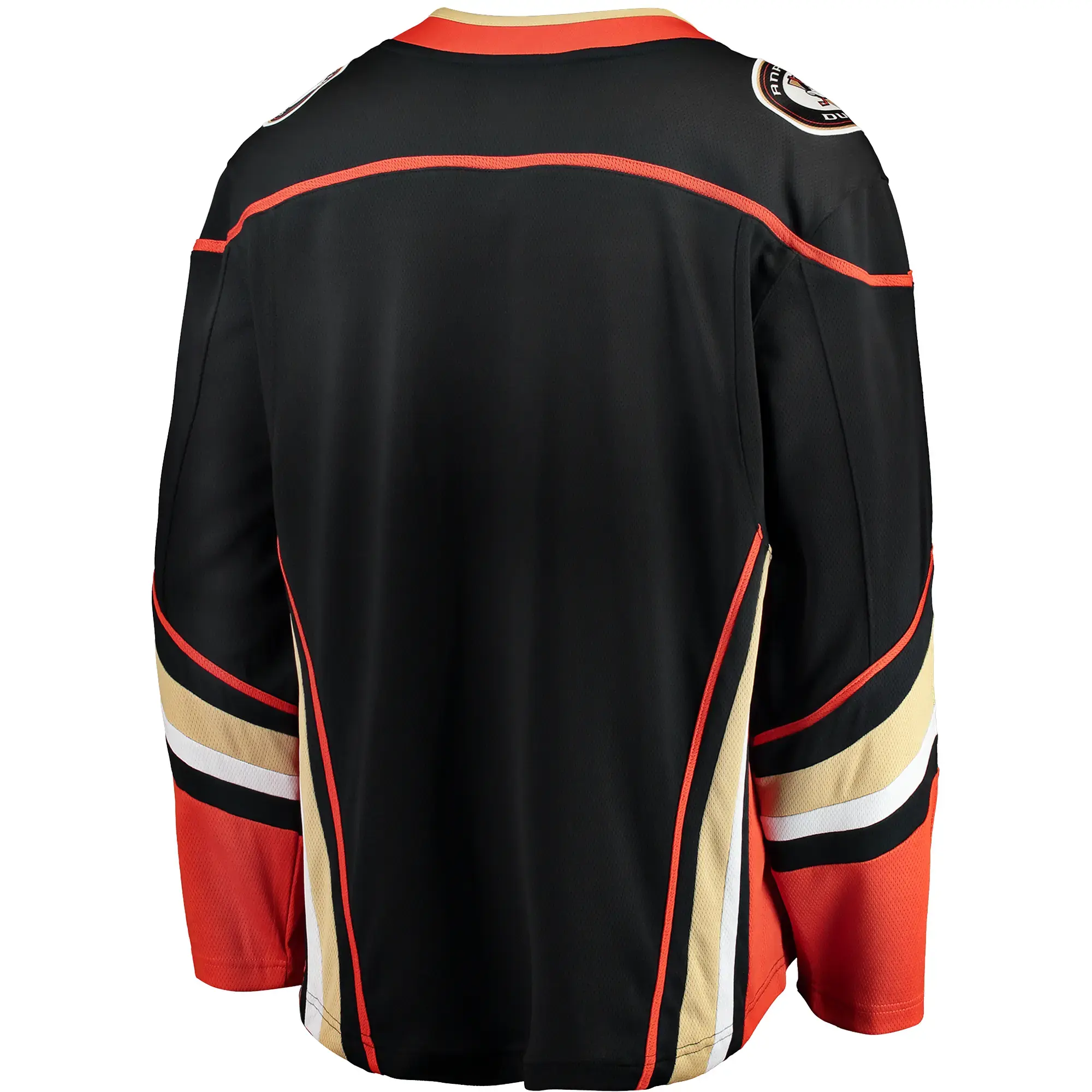 Anaheim Ducks NHL Eishockey Fanatics Breakaway Trikot Home Schwarz