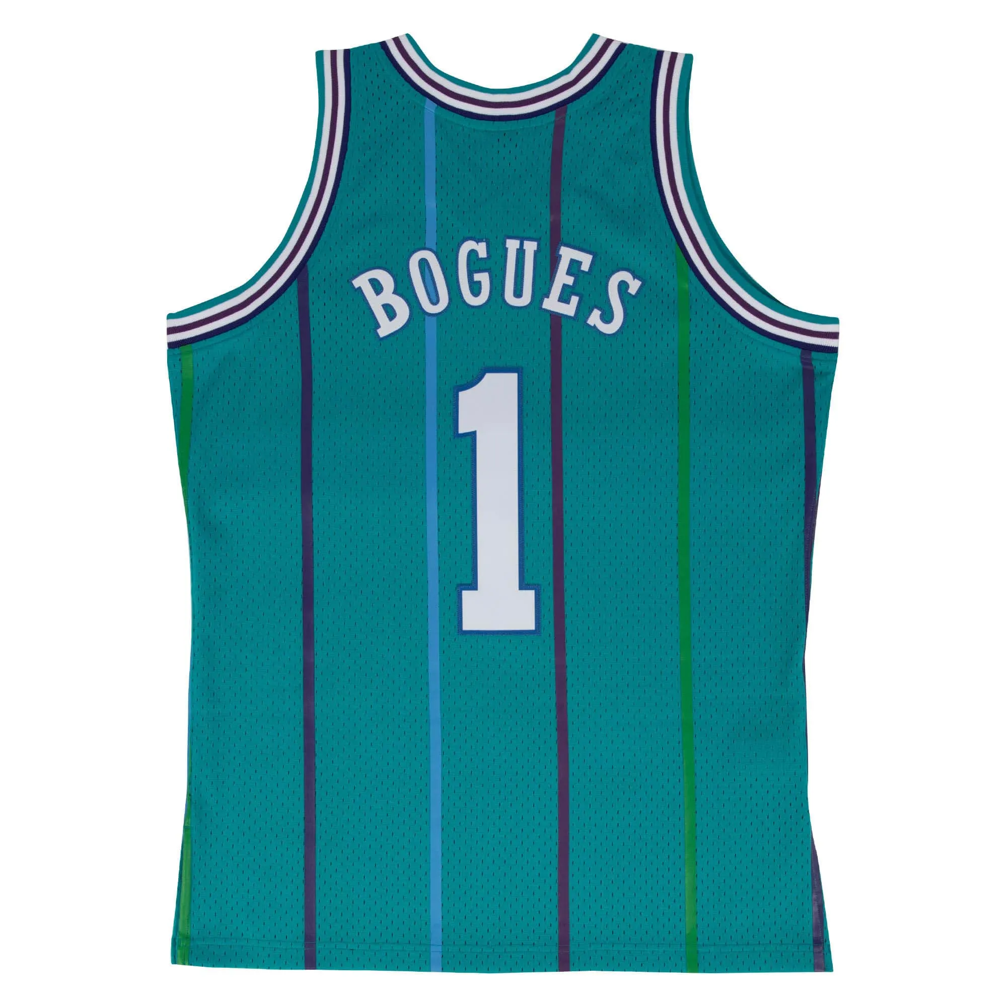 Muggsy Bogues #1 Charlotte Hornets 92 NBA Mitchell & Ness Swingman Trikot Blau