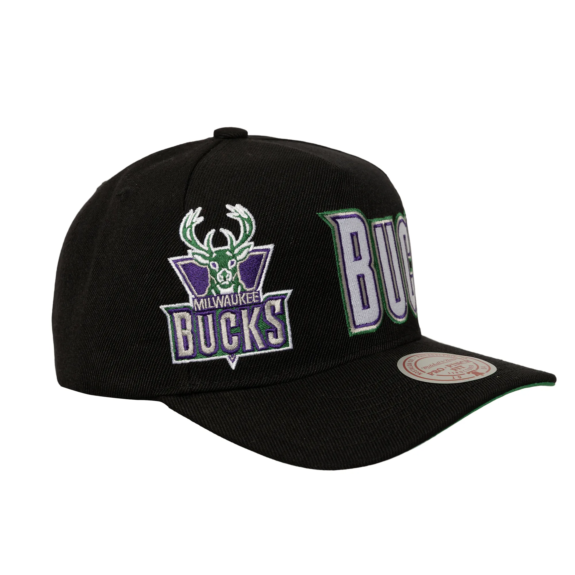 Milwaukee Bucks NBA Mitchell & Ness Busted Pro Snapback