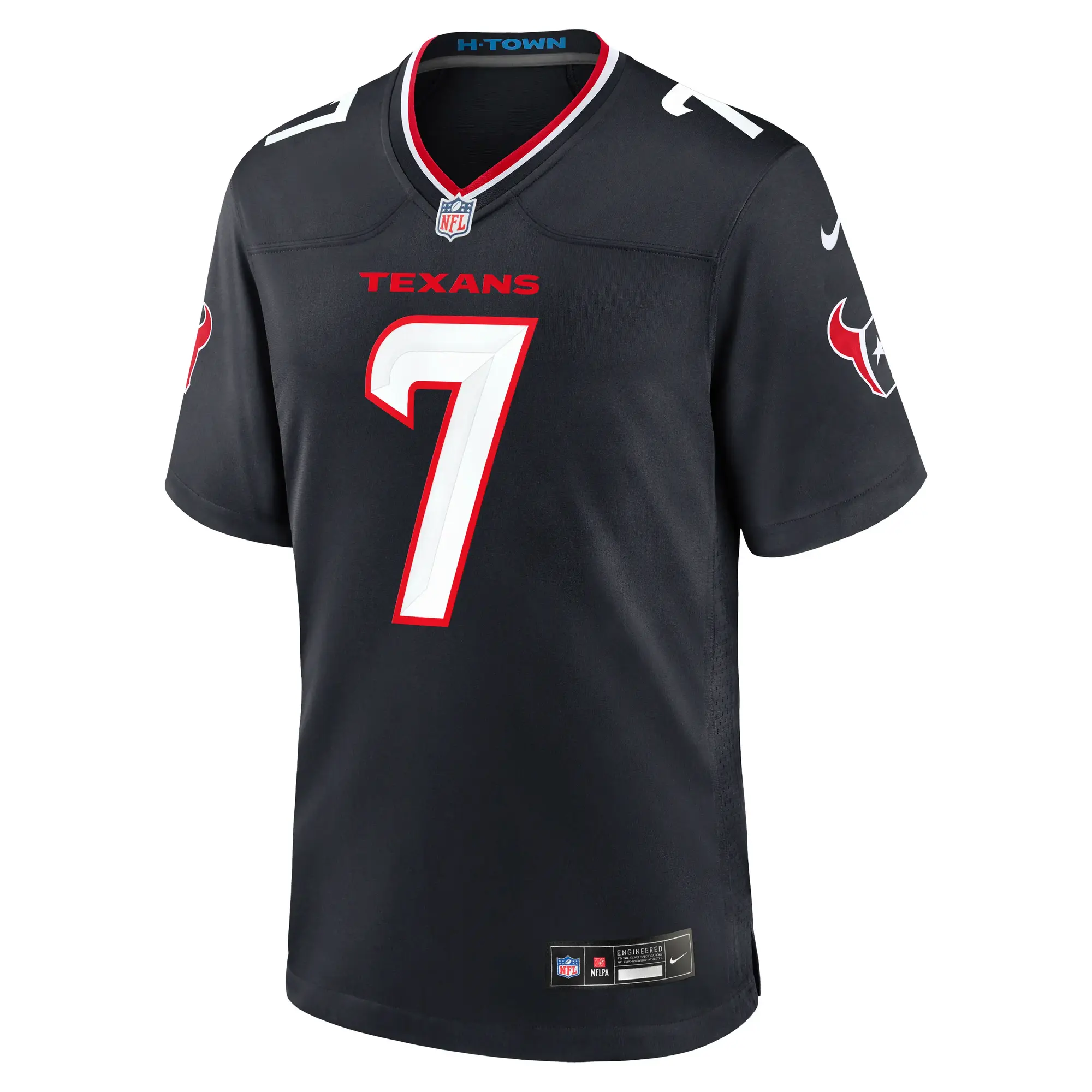C. J. Stroud #7 Houston Texans NFL Football Nike Home Game Trikot Navy