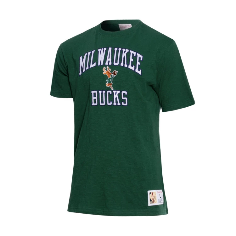 Milwaukee Bucks NBA Mitchell & Ness Legendary Slub 2.0 T-Shirt Grün