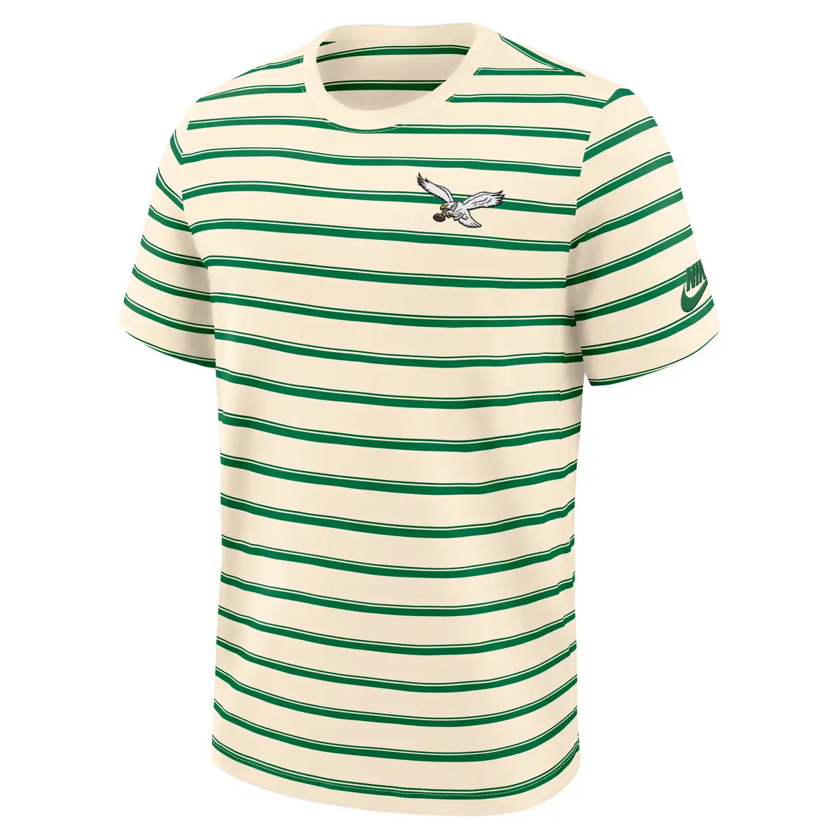 Philadelphia Eagles NFL Nike Rewind Club Striped T-Shirt