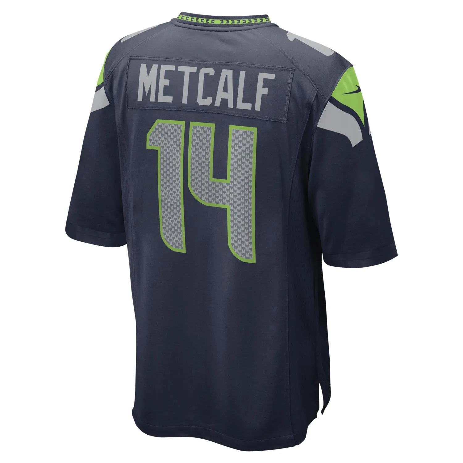 D.K. Metcalf #14 Seattle Seahawks NFL Football Nike Game Trikot Blau