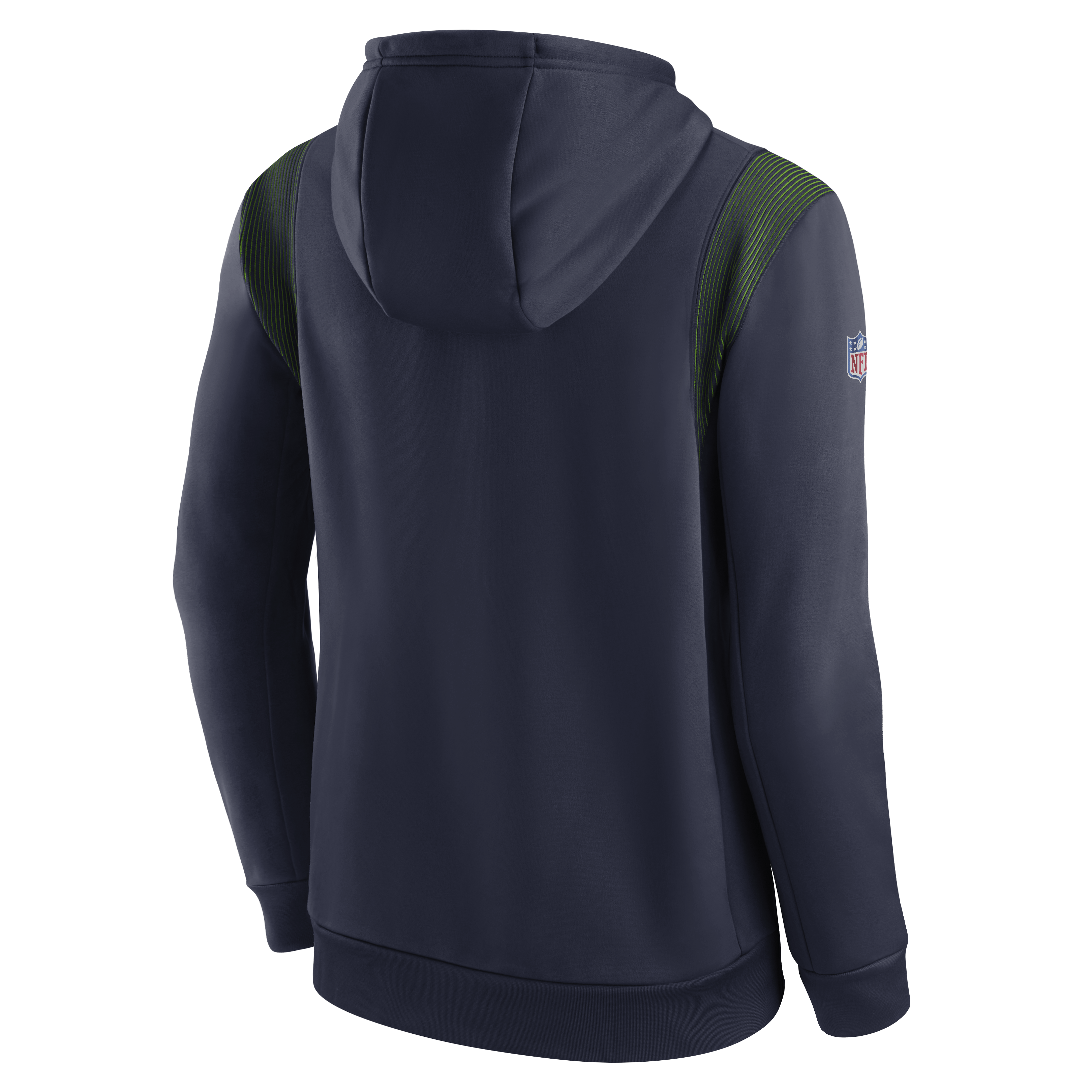 Seattle Seahawks NFL Nike Sideline 2021 Therma Hoodie Navy