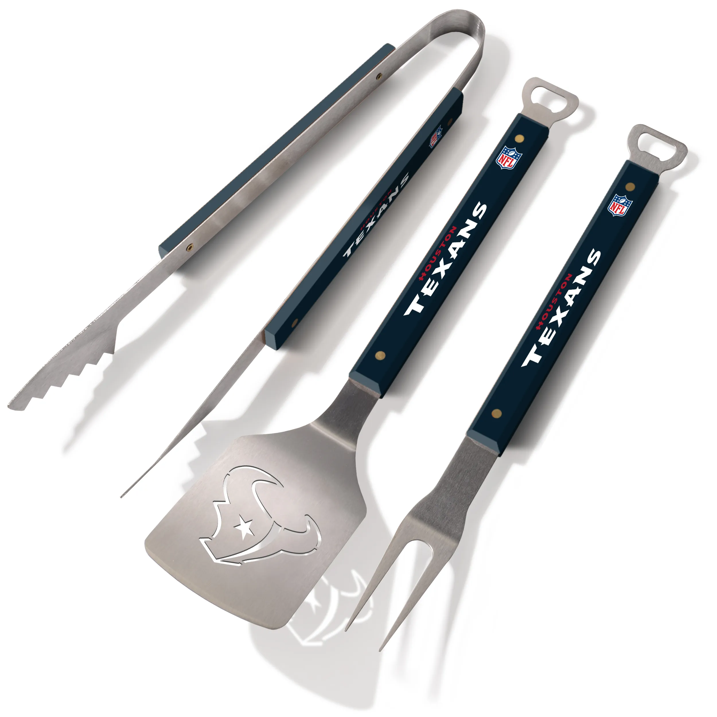Houston Texans NFL YouTheFan! Spirit Grillbesteck-Set (3-Teilig)
