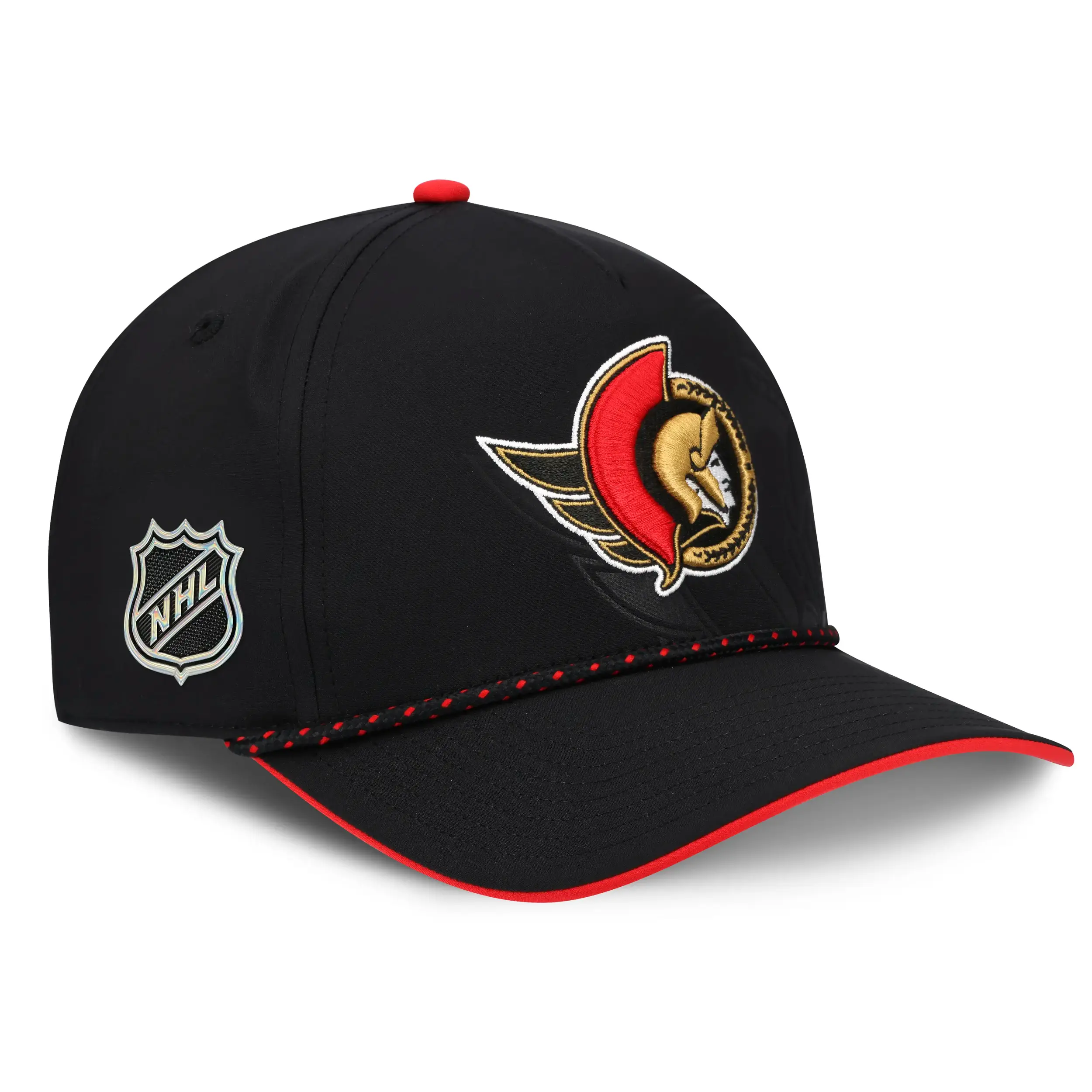 Ottawa Senators NHL Fanatics Draft 2026 Snapback Schwarz / Rot