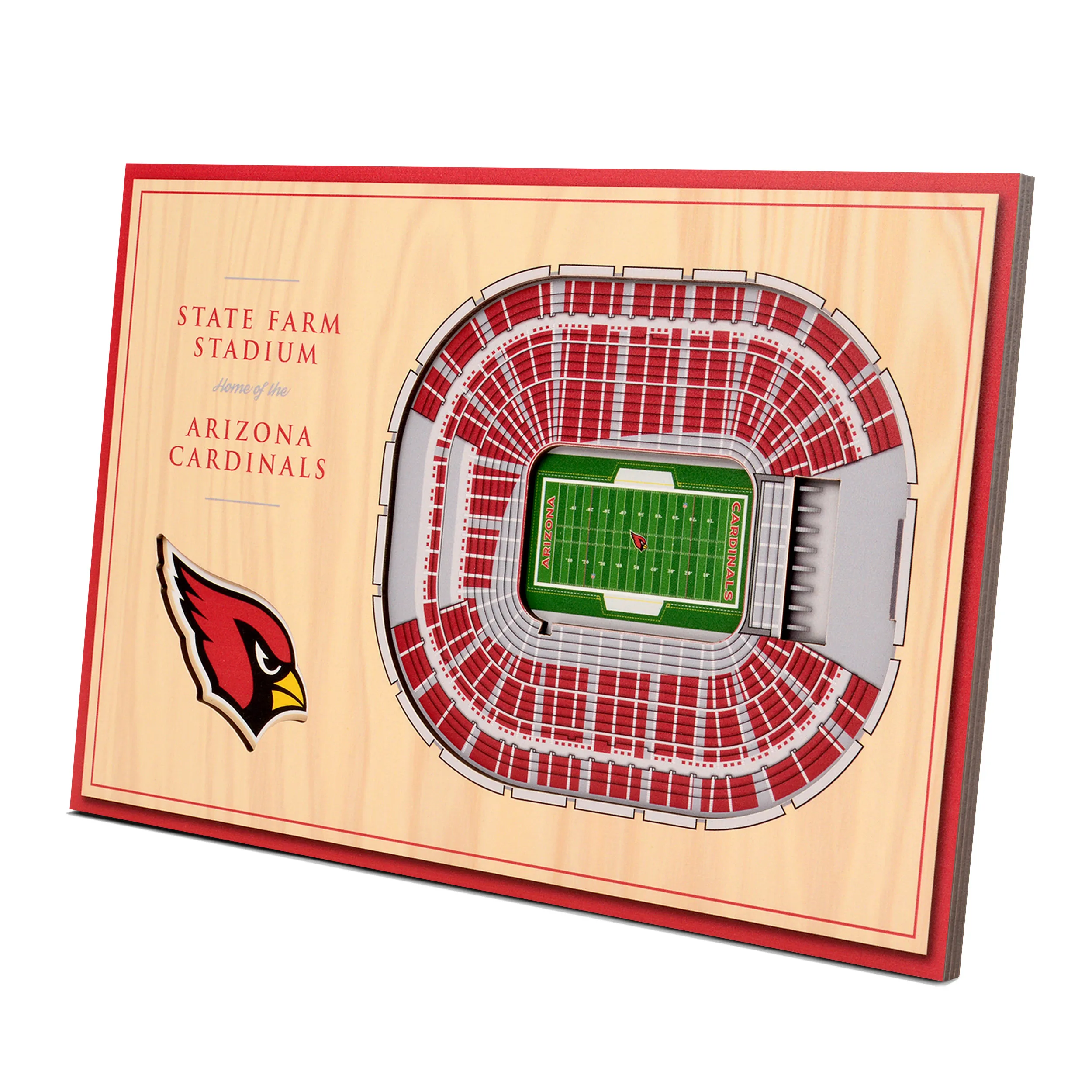 Arizona Cardinals NFL YouTheFan! 3D Stadium View Desktop Schild
