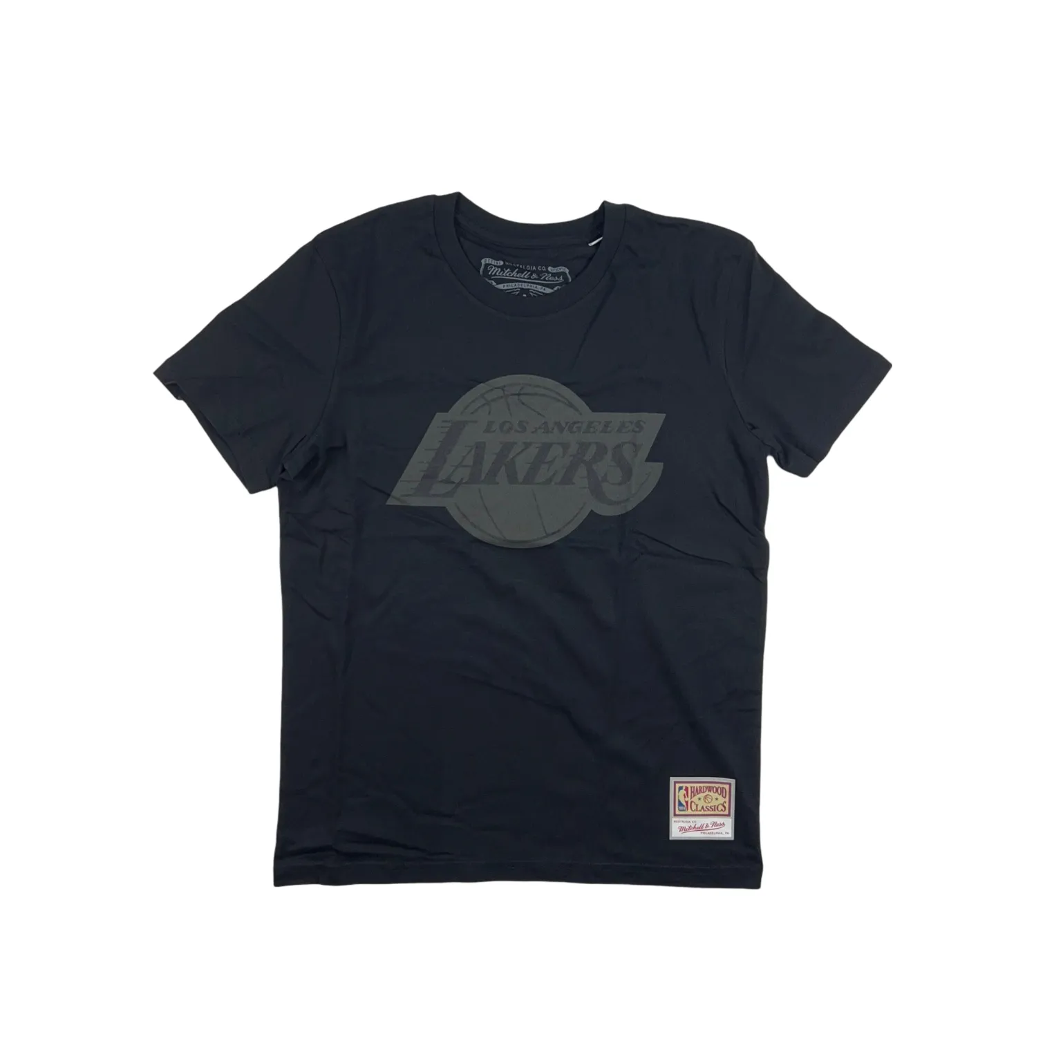 Los Angeles Lakers NBA Mitchell & Ness Black Tonal Print T-Shirt Los Angeles Lakers NBA Mitchell & Ness Black Tonal Print T-Shirt