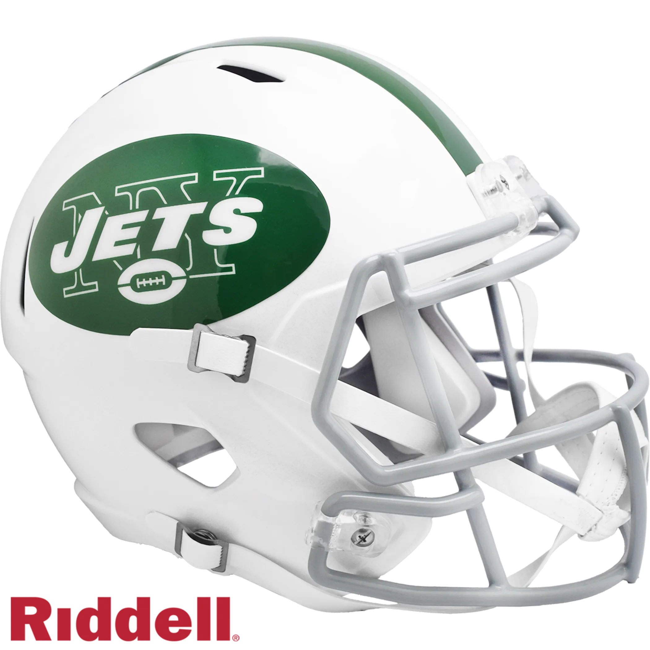 New York Jets NFL Riddell On Field Alternate Speed Replica Helm Weiß