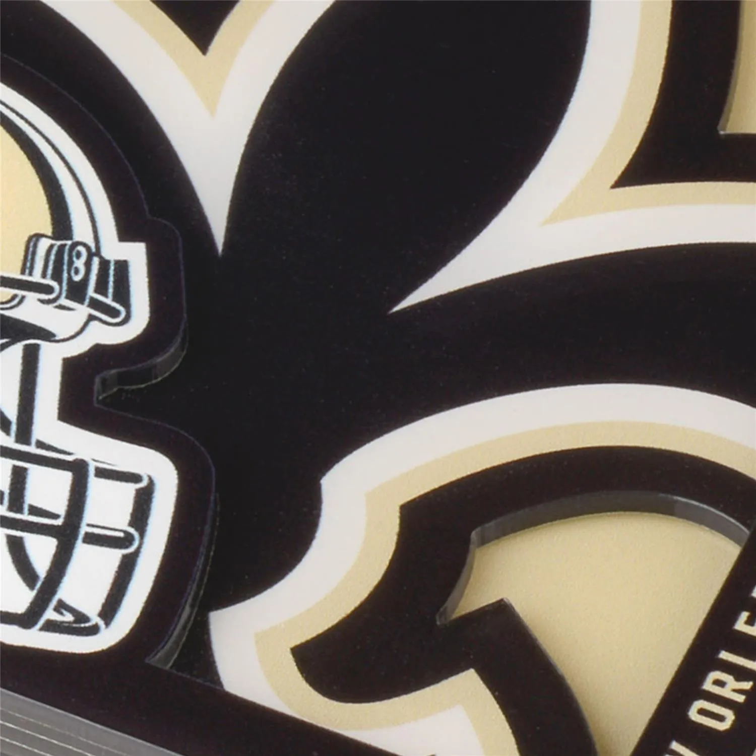 New Orleans Saints NFL YouTheFan! Untersetzer 3D Logo (2er-Set)