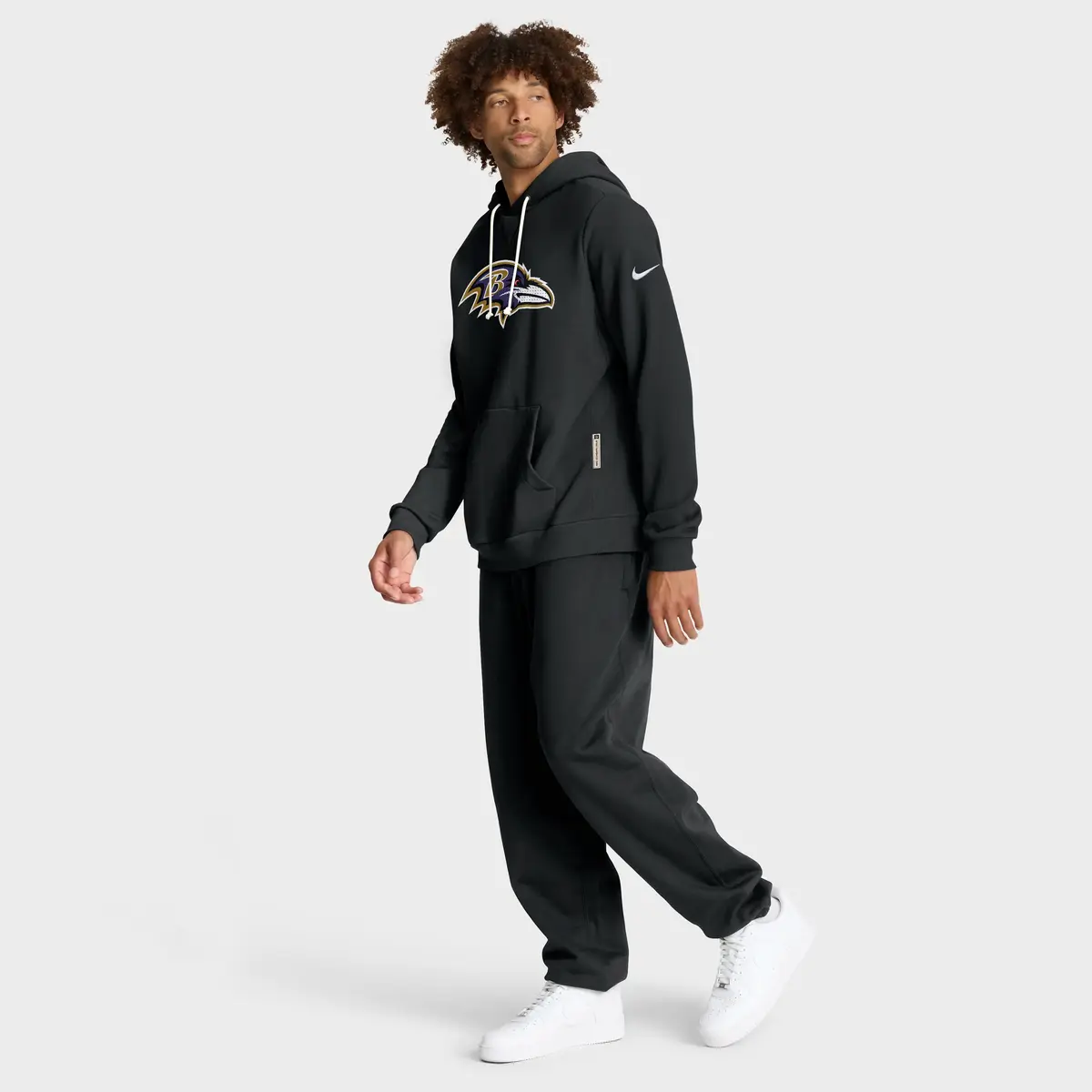 Baltimore Ravens NFL Nike Sideline 2025 Standard Issue Hoodie