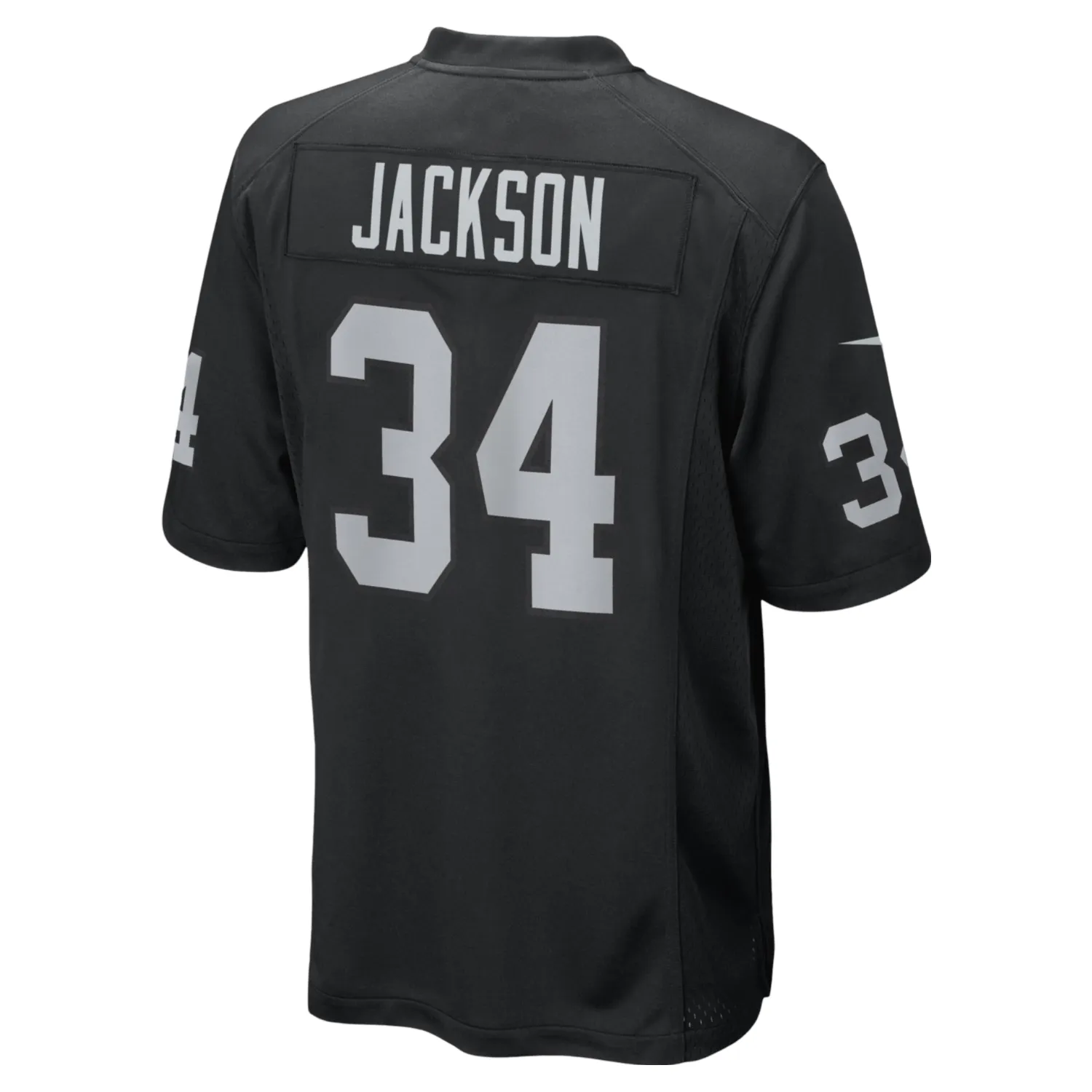 Bo Jackson #34 Oakland Raiders NFL Football Nike Game Trikot Schwarz