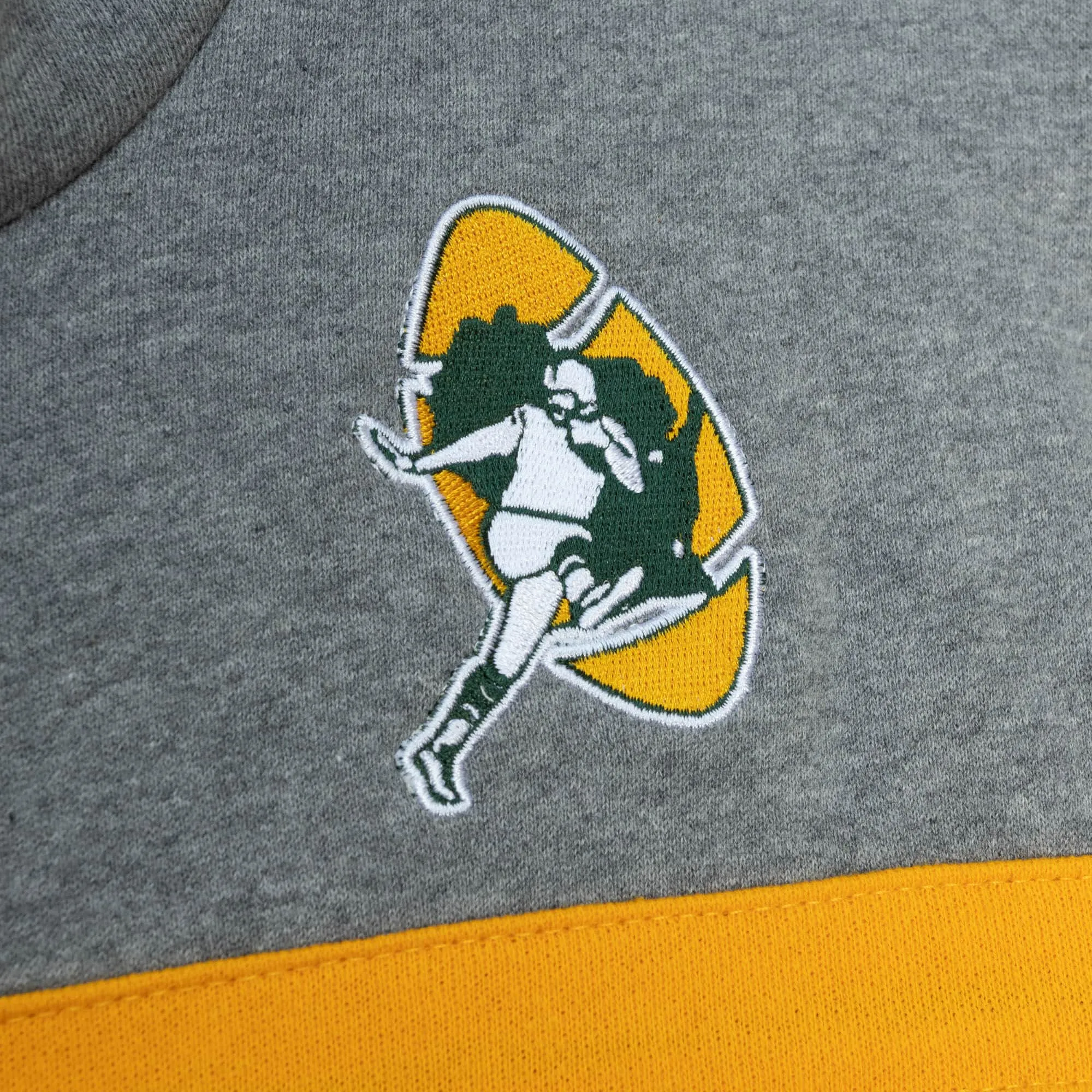 Green Bay Packers NFL Mitchell & Ness Head Coach Hoodie Grün