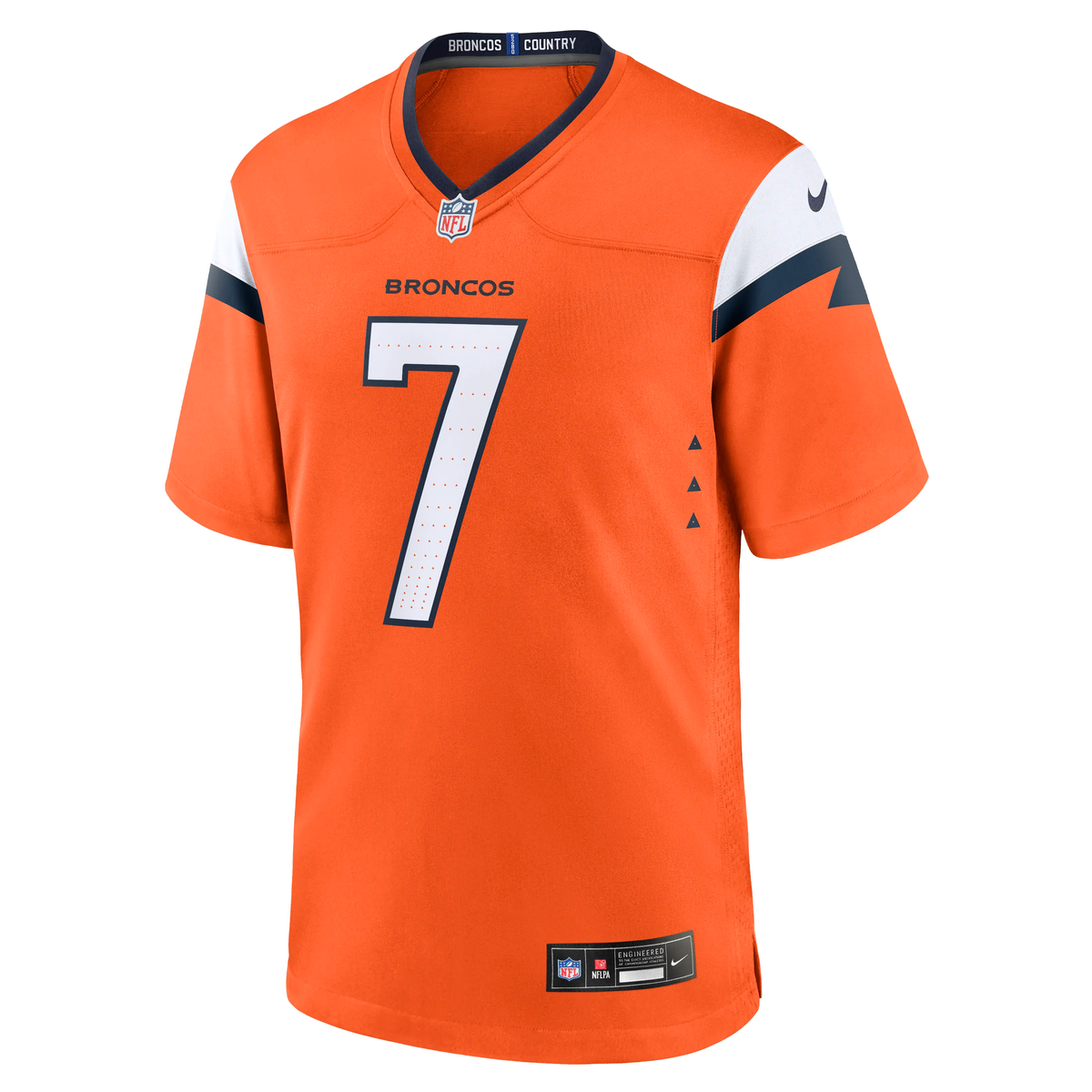 John Elway #7 Denver Broncos NFL Football Nike Game Trikot Orange
