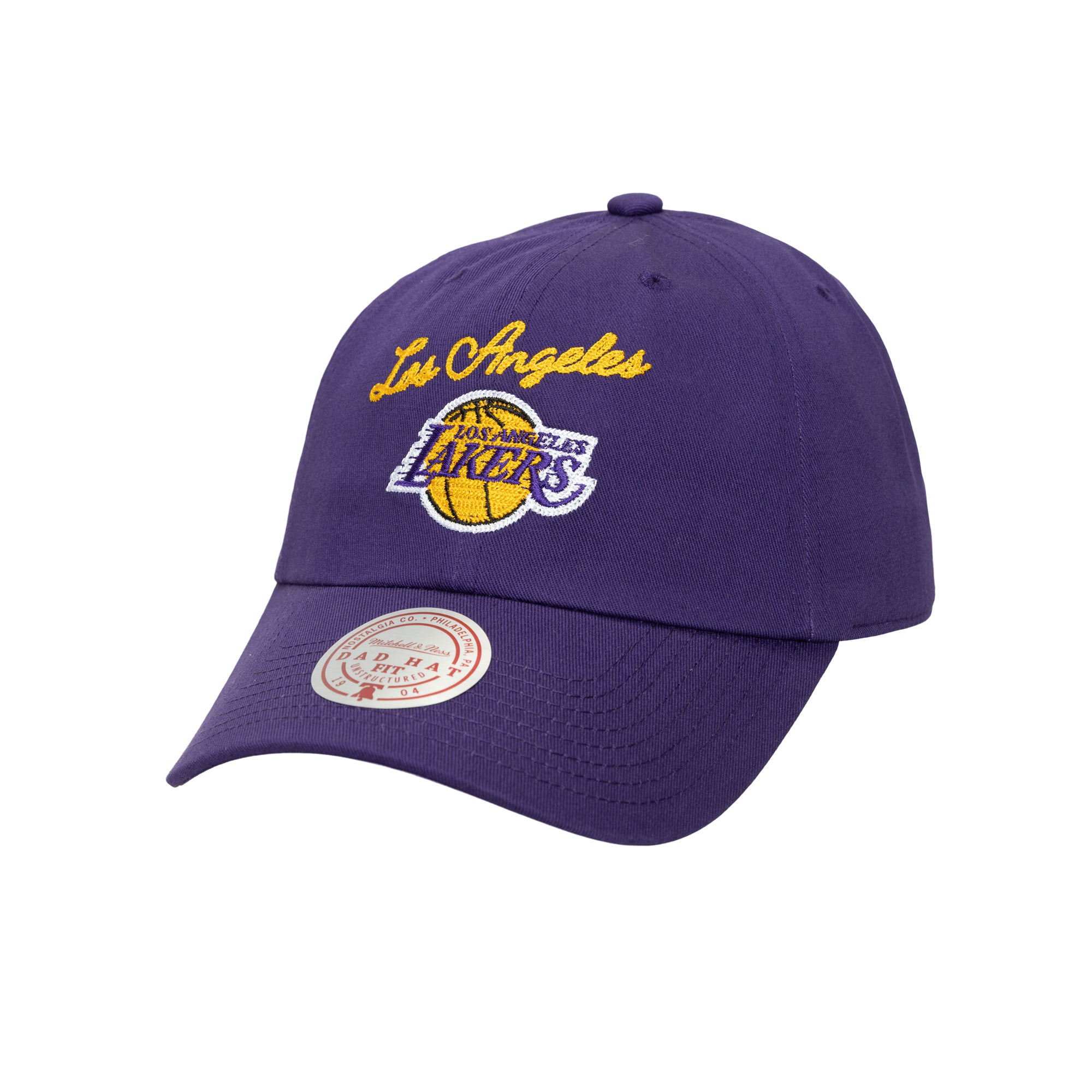 Los Angeles Lakers NBA Mitchell & Ness Lay Low Strapback