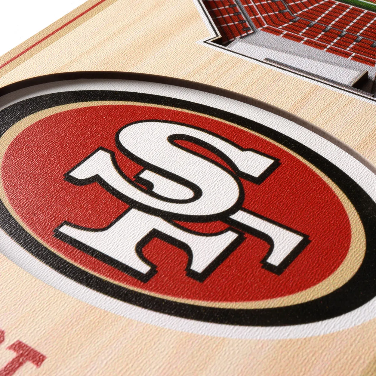 San Francisco 49ers NFL YouTheFan! 3D Stadium Banner Schild
