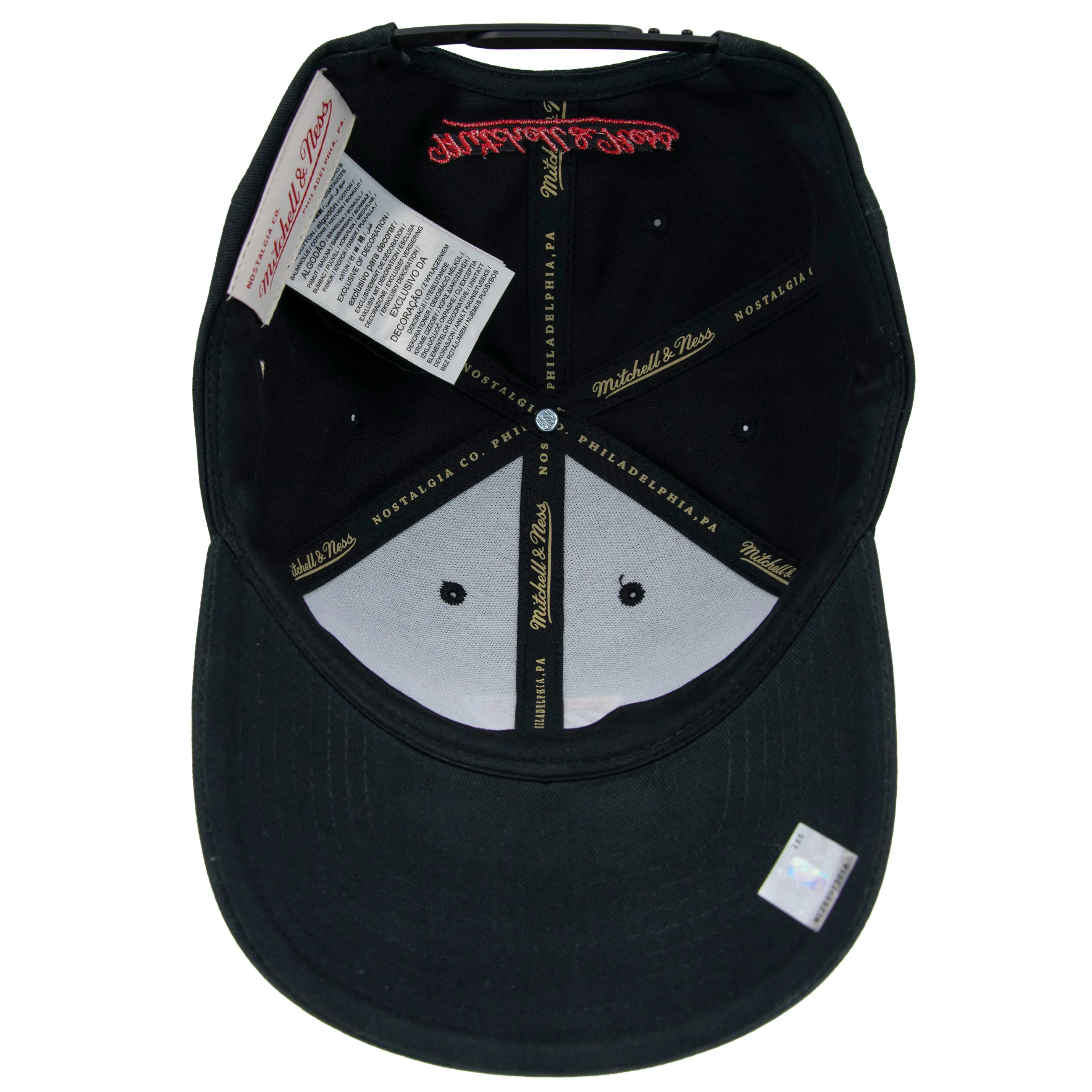Oklahoma City Thunder NBA Mitchell & Ness Team Logo Low Pro Snapback Schwarz