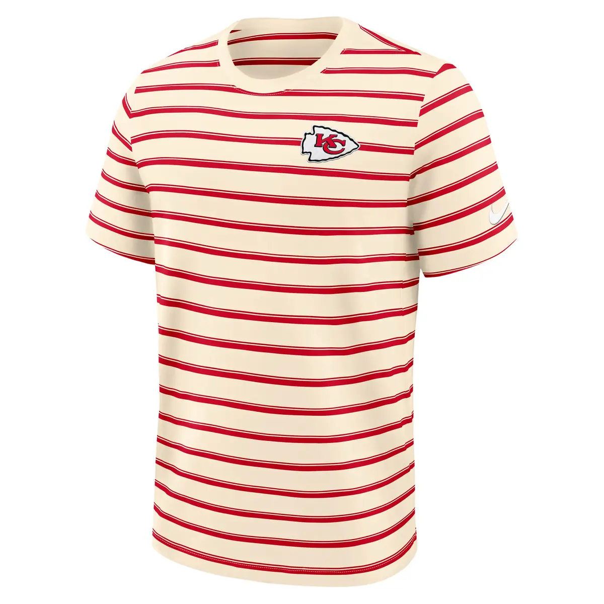 Kansas City Chiefs NFL Nike Rewind Club Striped T-Shirt